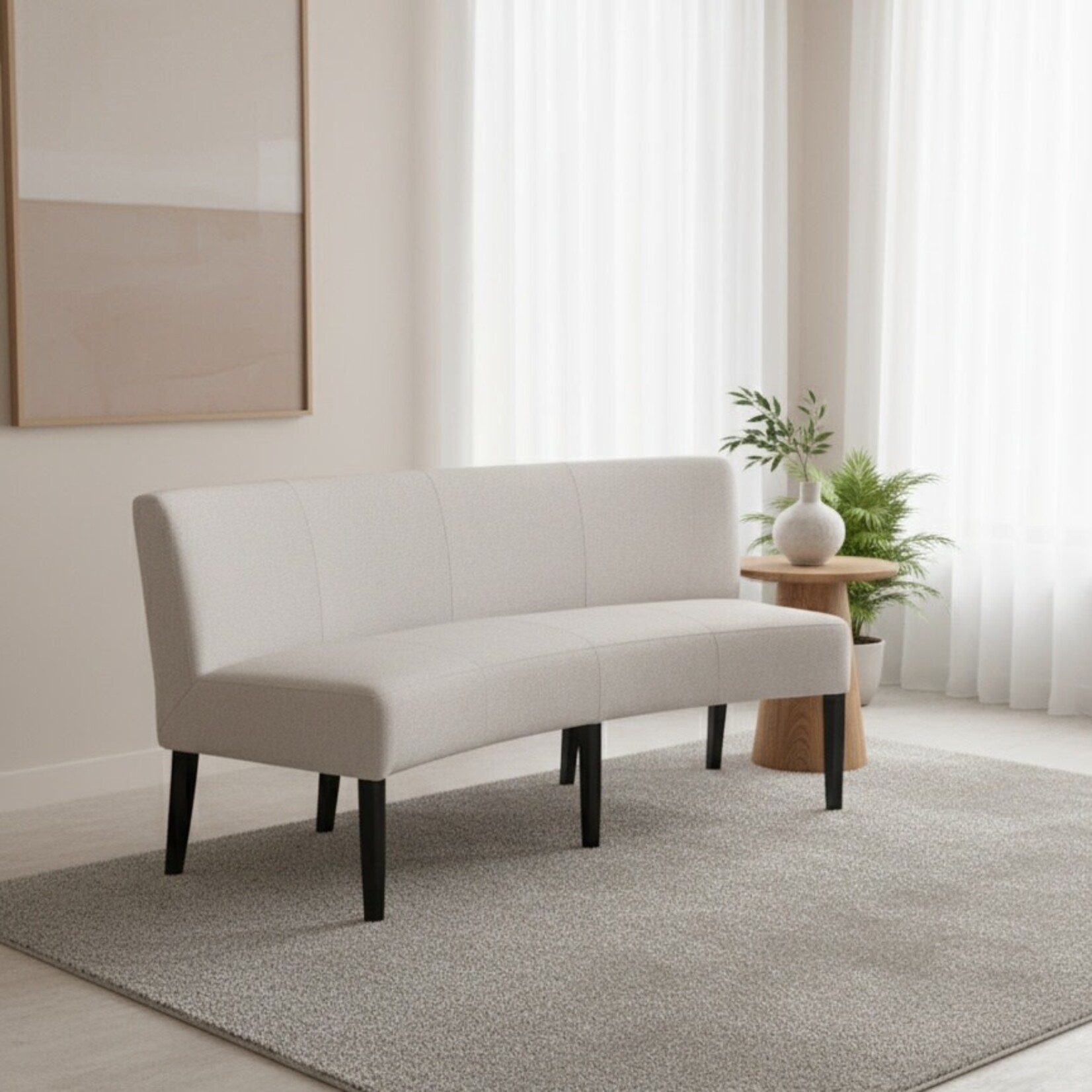 Gemma Bank 200cm oval