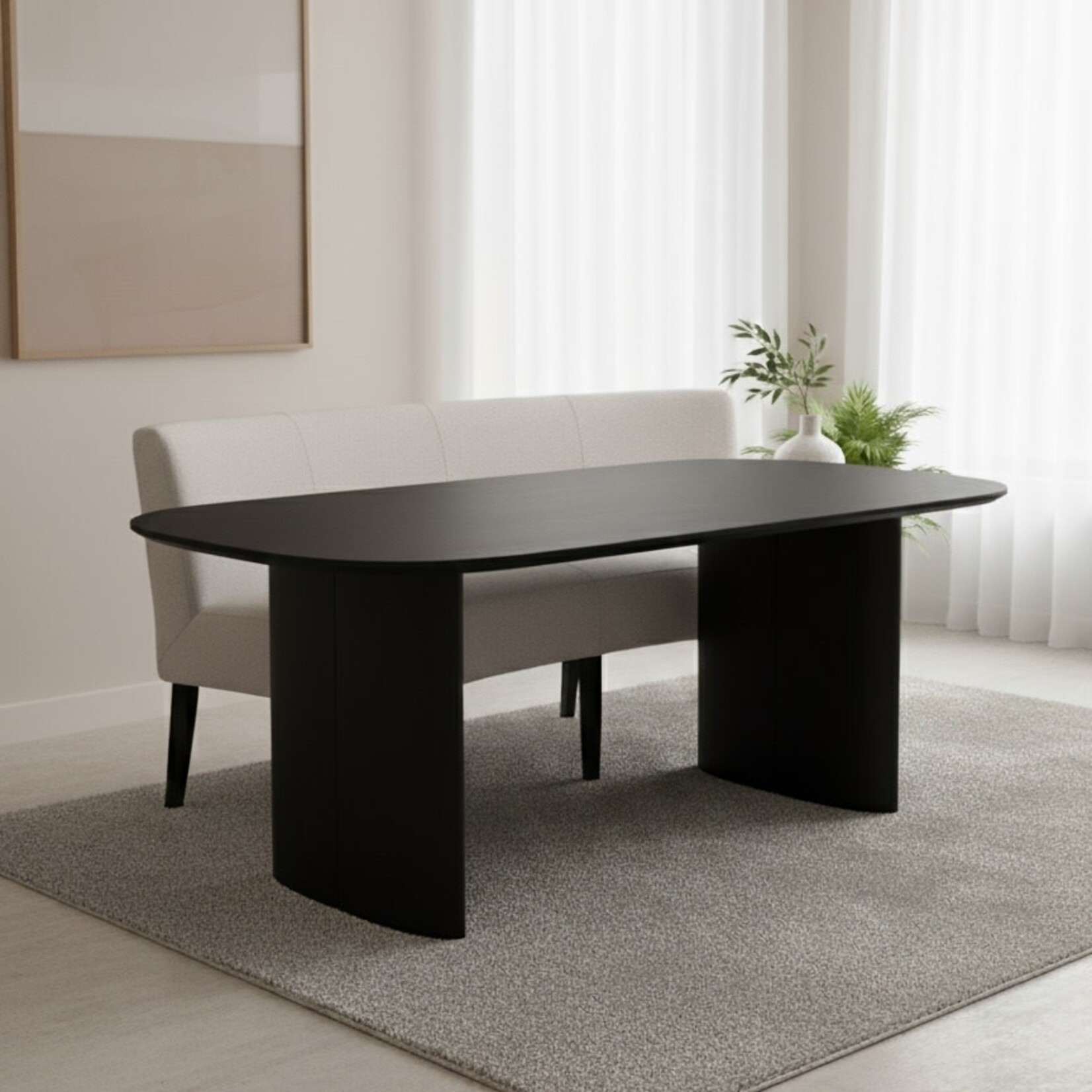 Gemma Bank 200cm oval