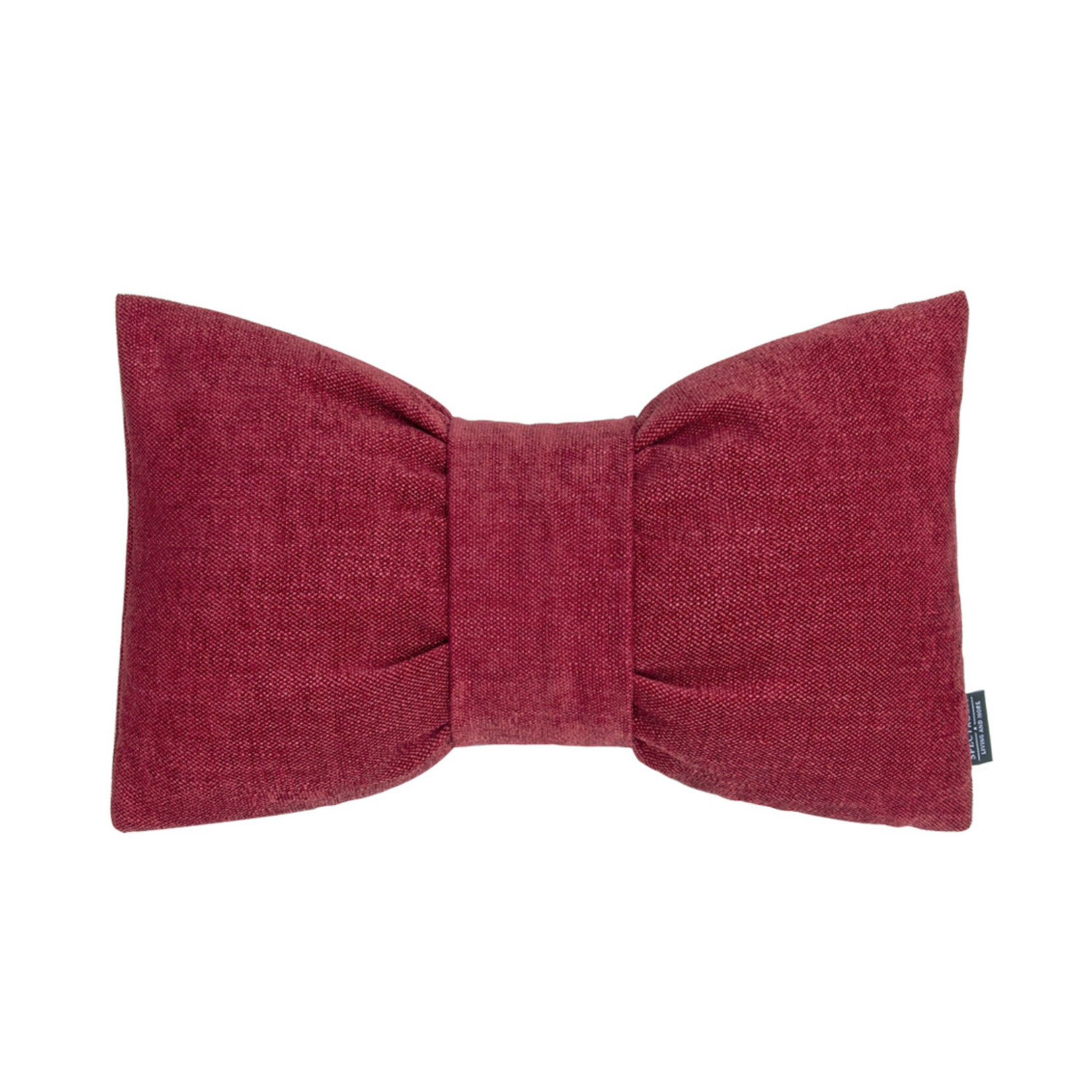 Romeo Kissen mit Schleife 30x50cm rot