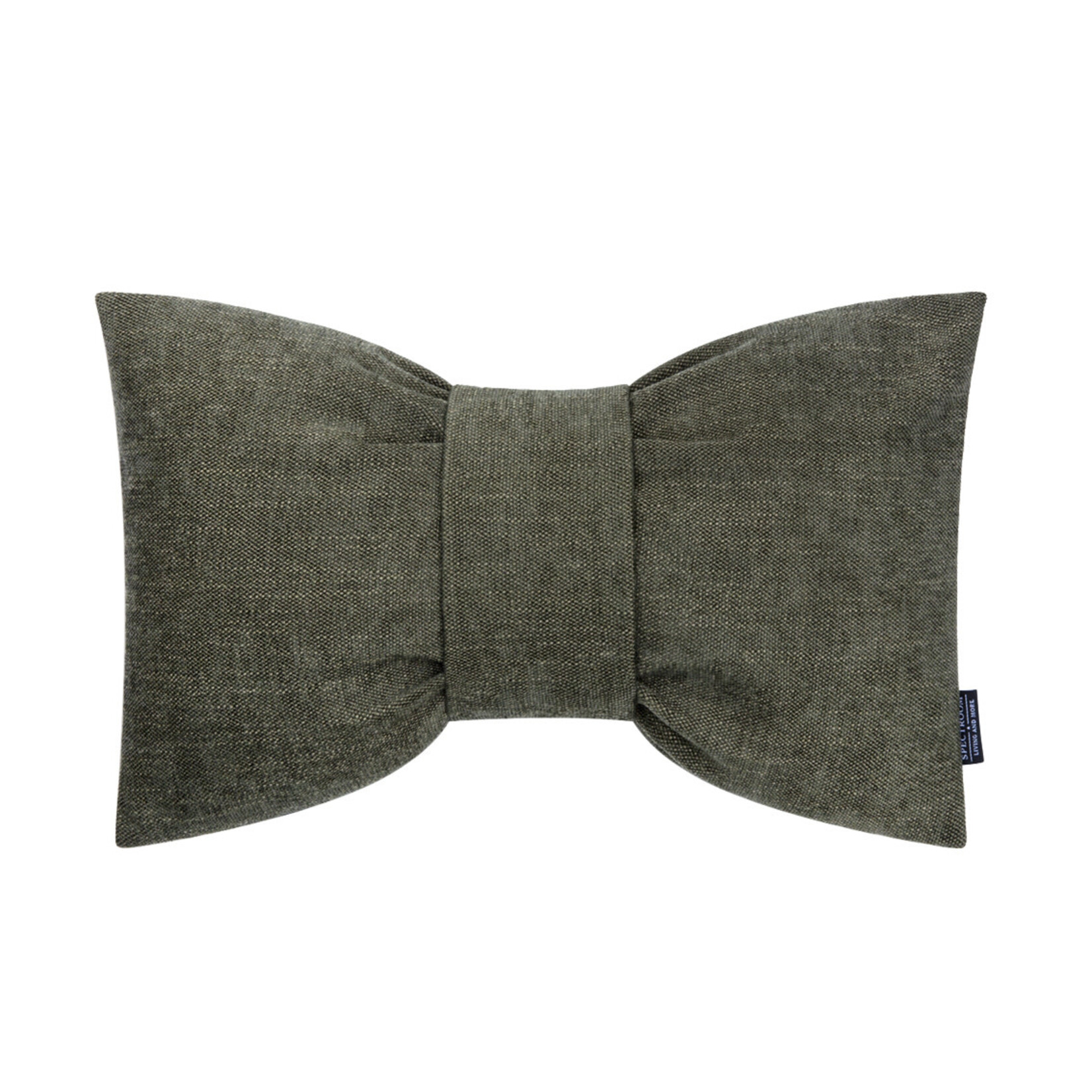 Romeo Kissen mit Schleife 30x50cm grün
