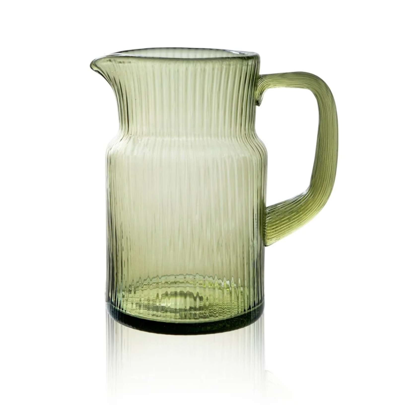 Eboni Krug Kristallglas oliv, 2L