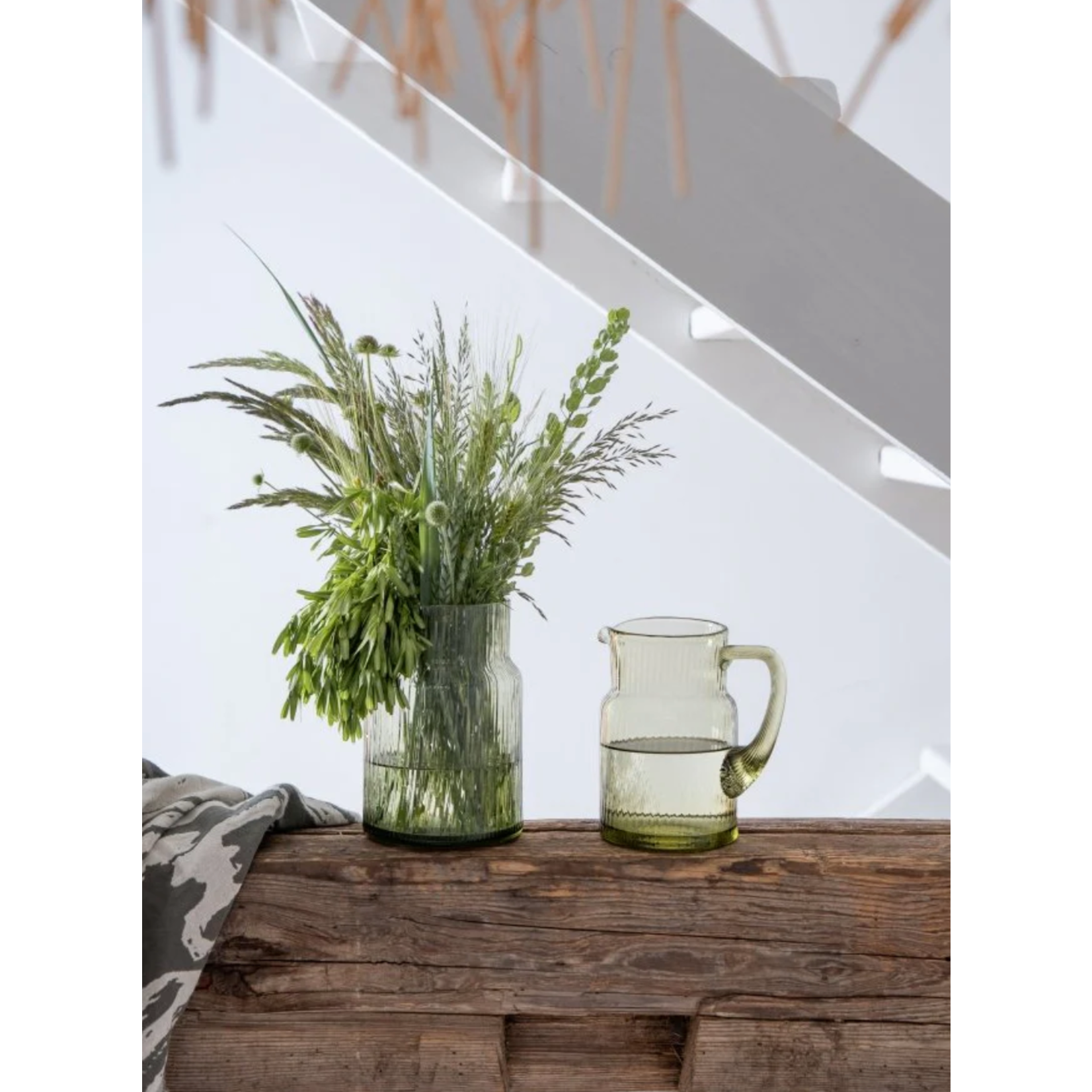 Eboni Krug Kristallglas oliv, 2L