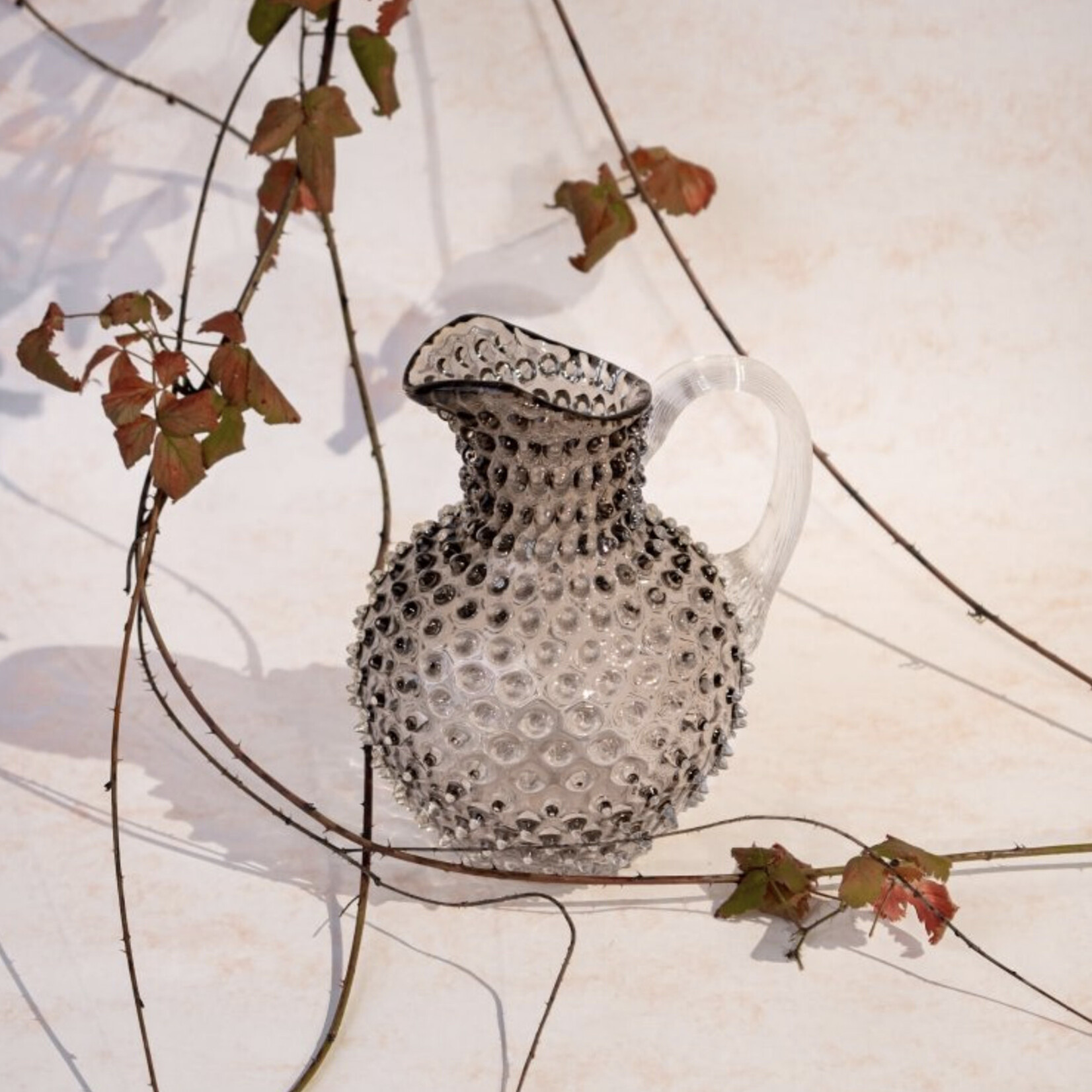 Krug Kristallglas grau D22xH20cm, 2L