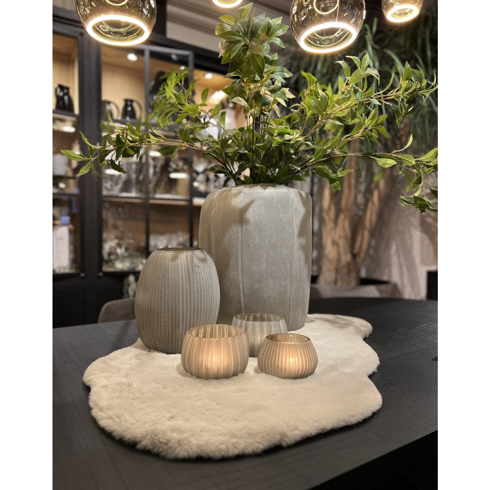 Kunstfell beige 60x90cm, 100% PES