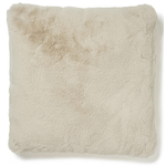 Kunstfell Kissen beige 45x45cm, 100% PES, inkl. Inhalt