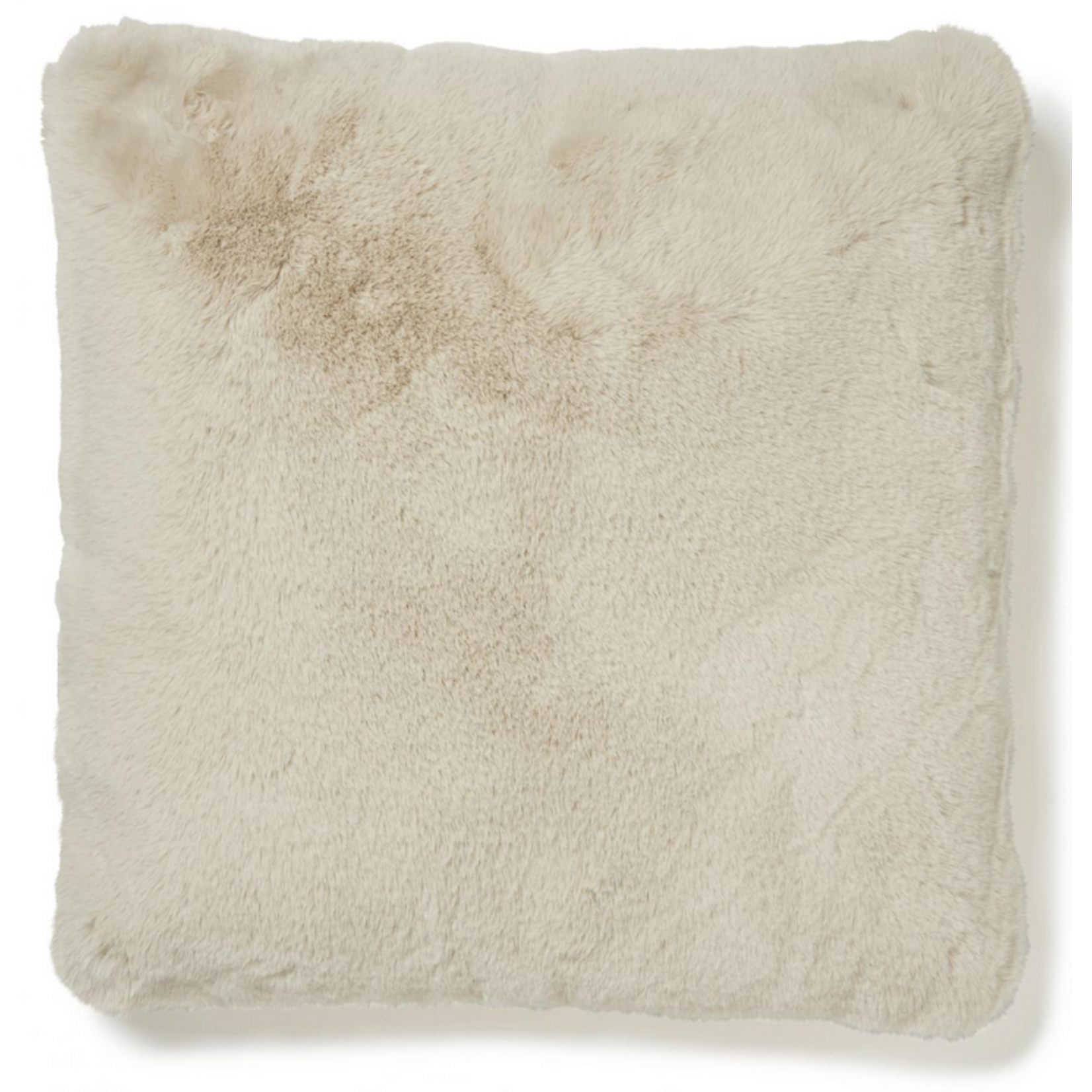 Kunstfell Kissen beige 45x45cm, 100% PES, inkl. Inhalt