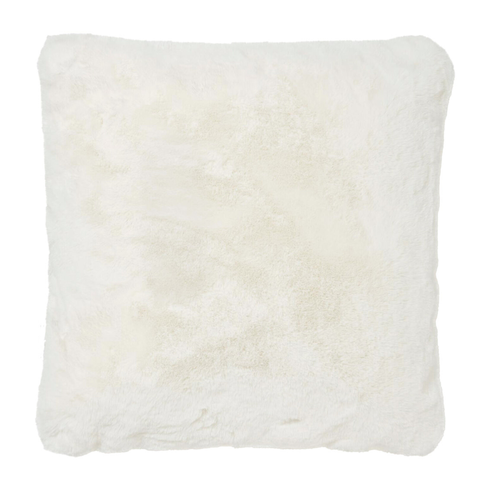Kunstfell Kissen weiss 45x45cm, 100% PES, inkl. Inhalt