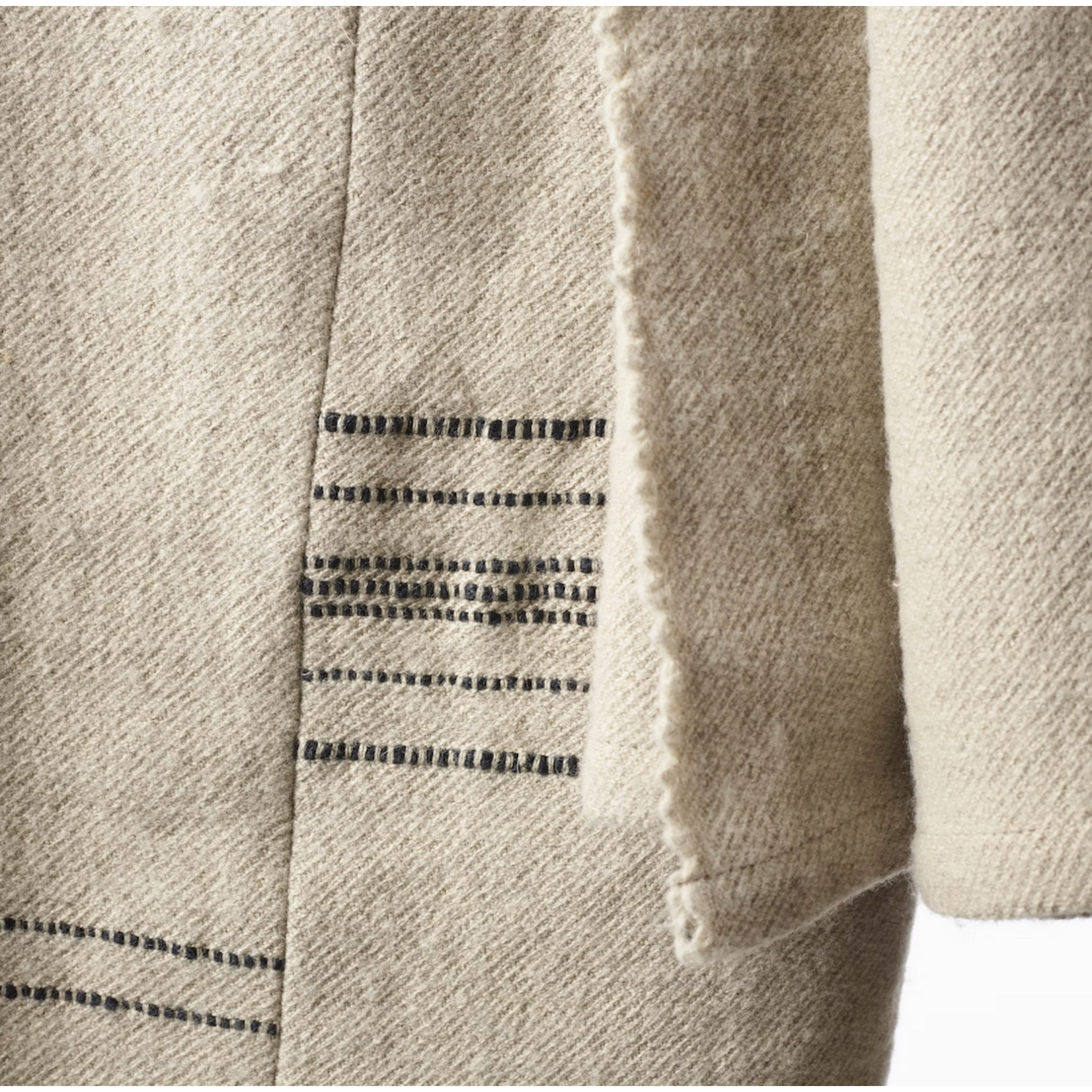 Decke Moroccan 260x240cm, Leine/Wolle
