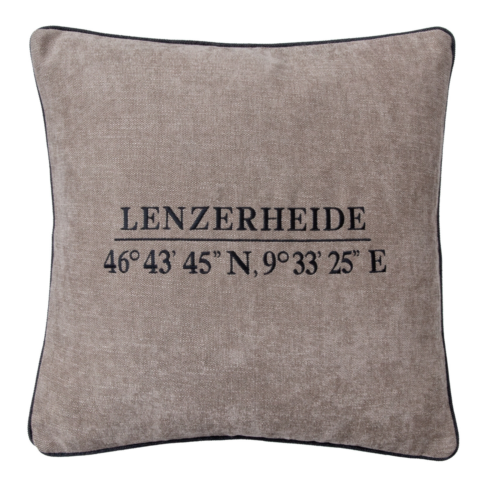 Area Kissen Lenzerheide taupe 55x55cm