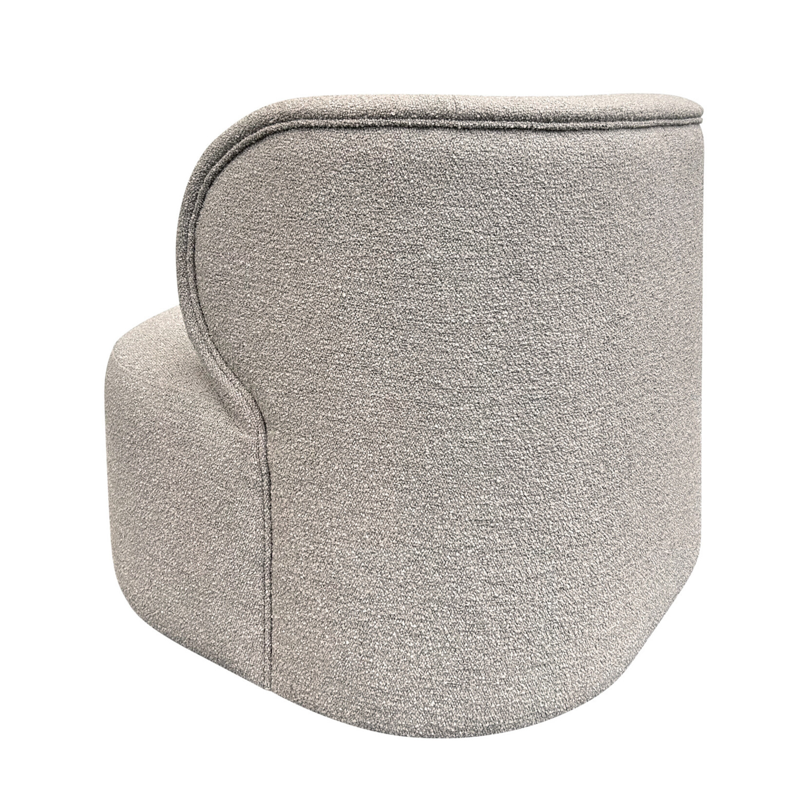 Brad Sessel mit Drehfunktion, 72x72xH75cm, Stoff: Nodino 06