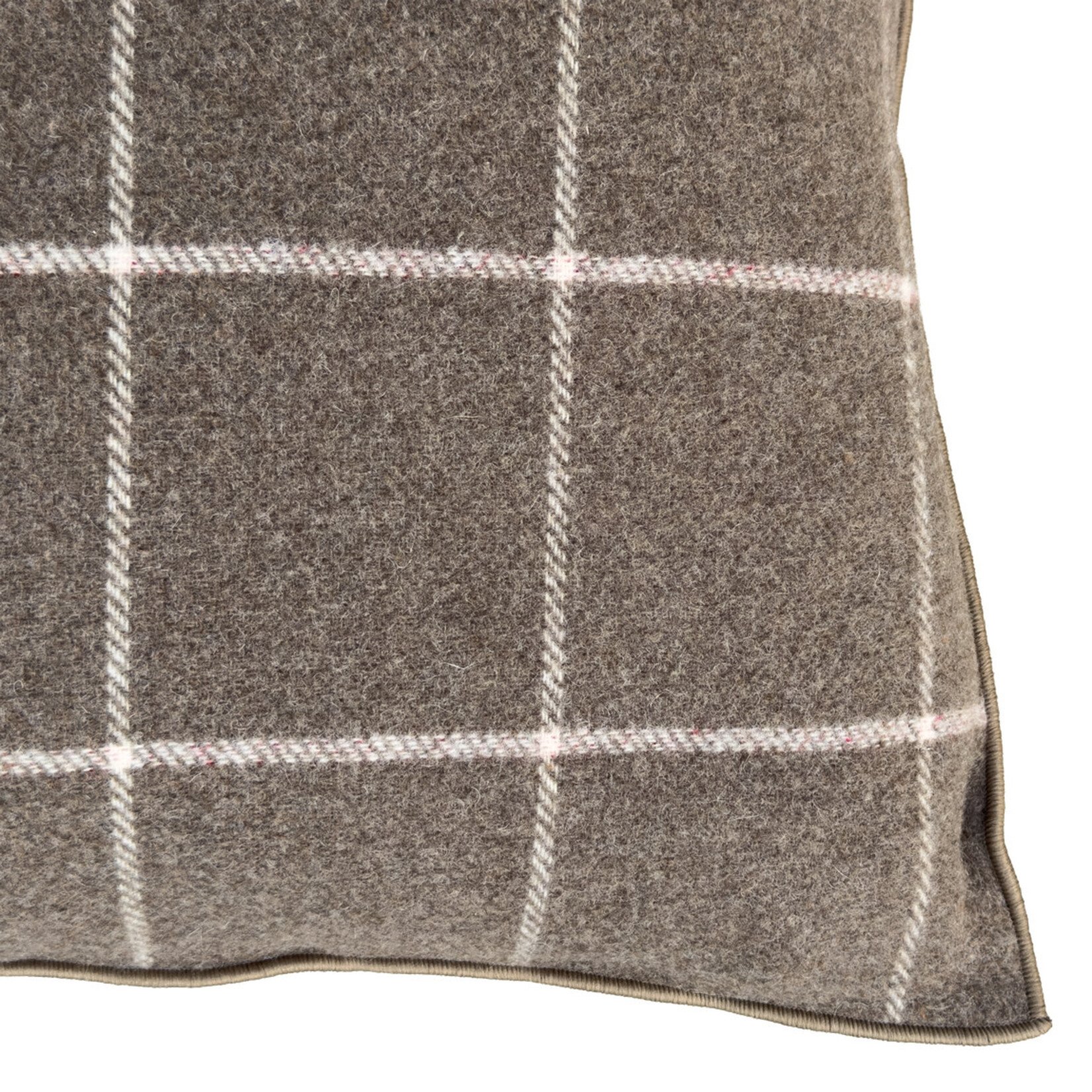 Alun Kissen 50x50cm braun