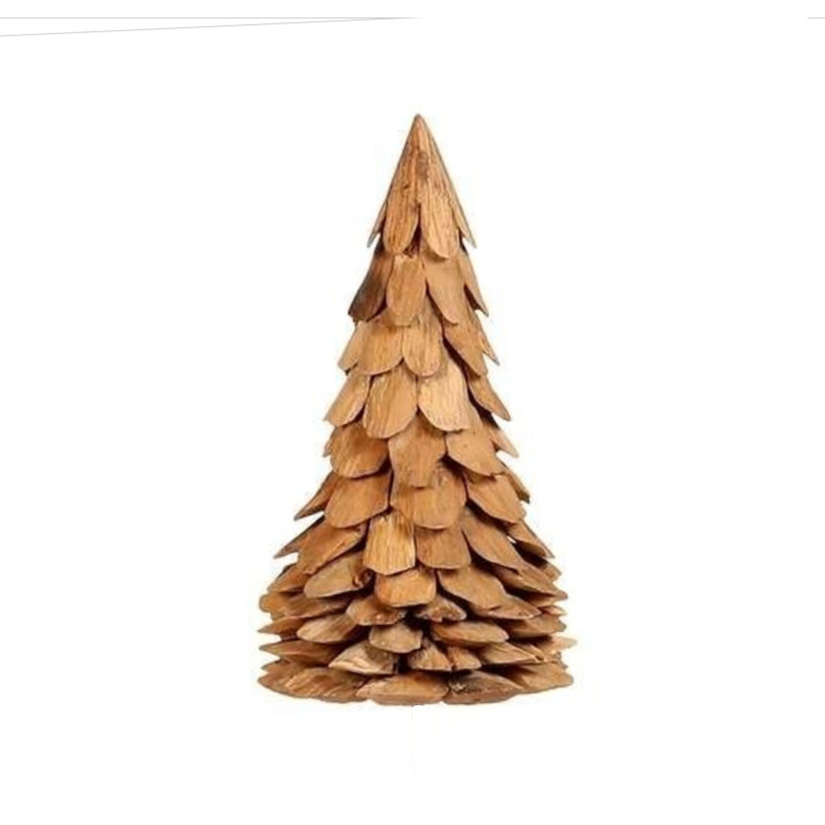 Teak Tannenbaum natur H62cm