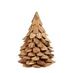 Teak Tannenbaum natur H35cm