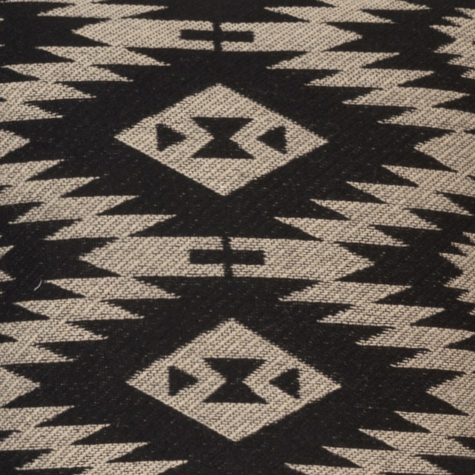 Merac Kissen 45x45cm, Farbe: Schwarz/Beige