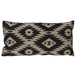 Merac Kissen 35x70cm, Farbe: Schwarz/Beige