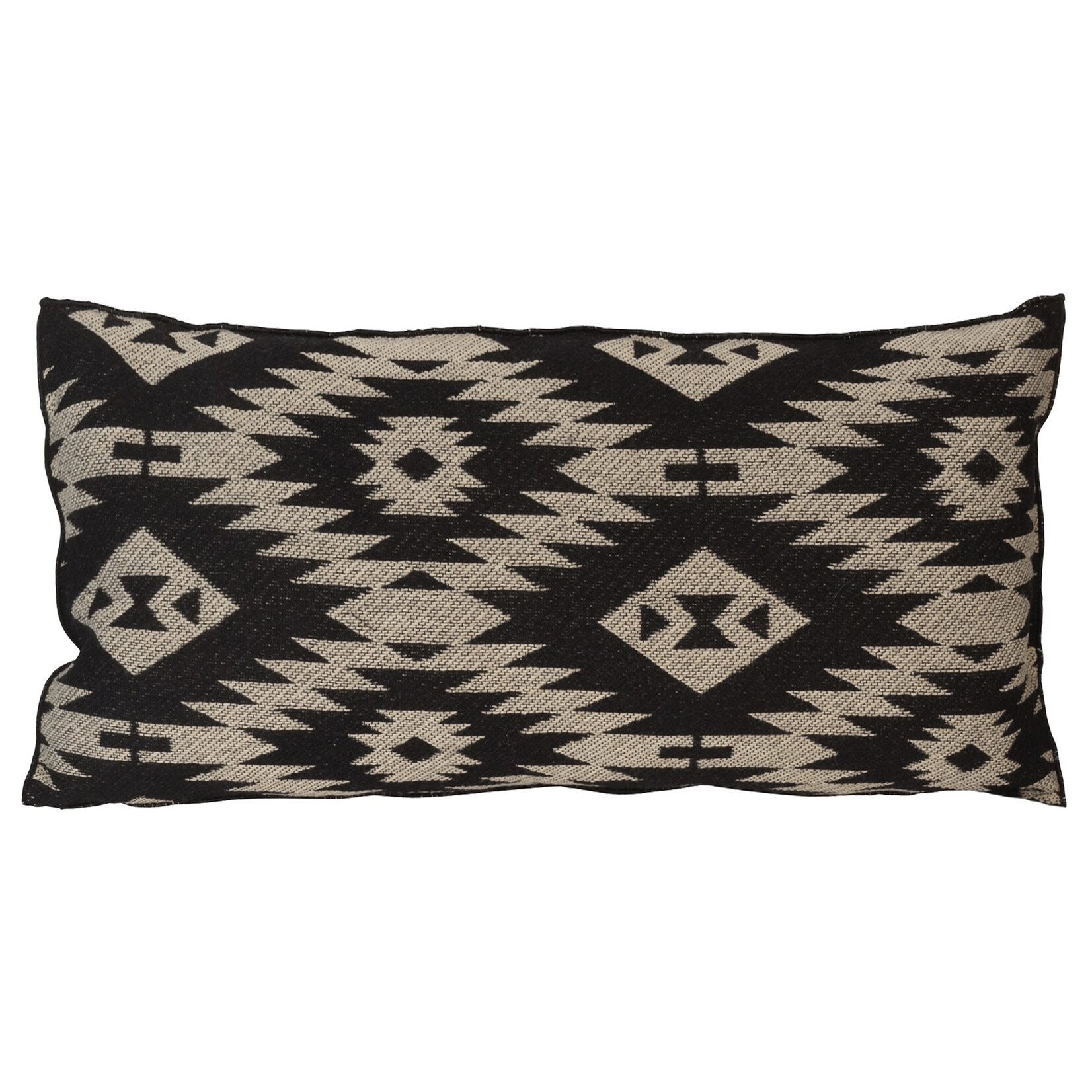 Merac Kissen 35x70cm, Farbe: Schwarz/Beige