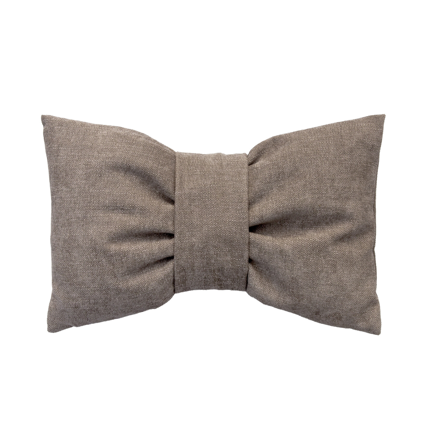 Romeo Schleifen Kissen, Lilly taupe, 30x50cm