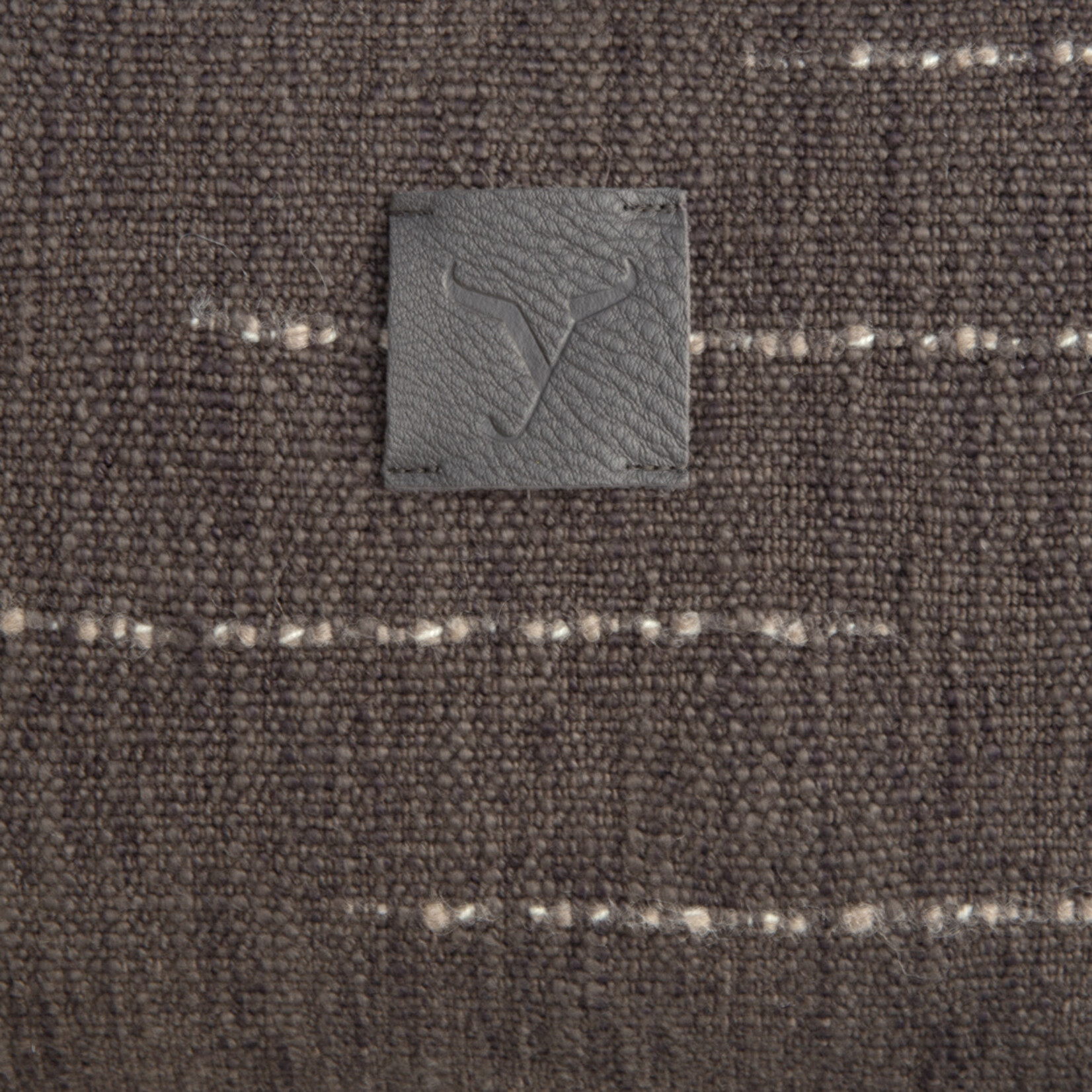 Vallon Kissen 45x45cm, Farbe: Coffee