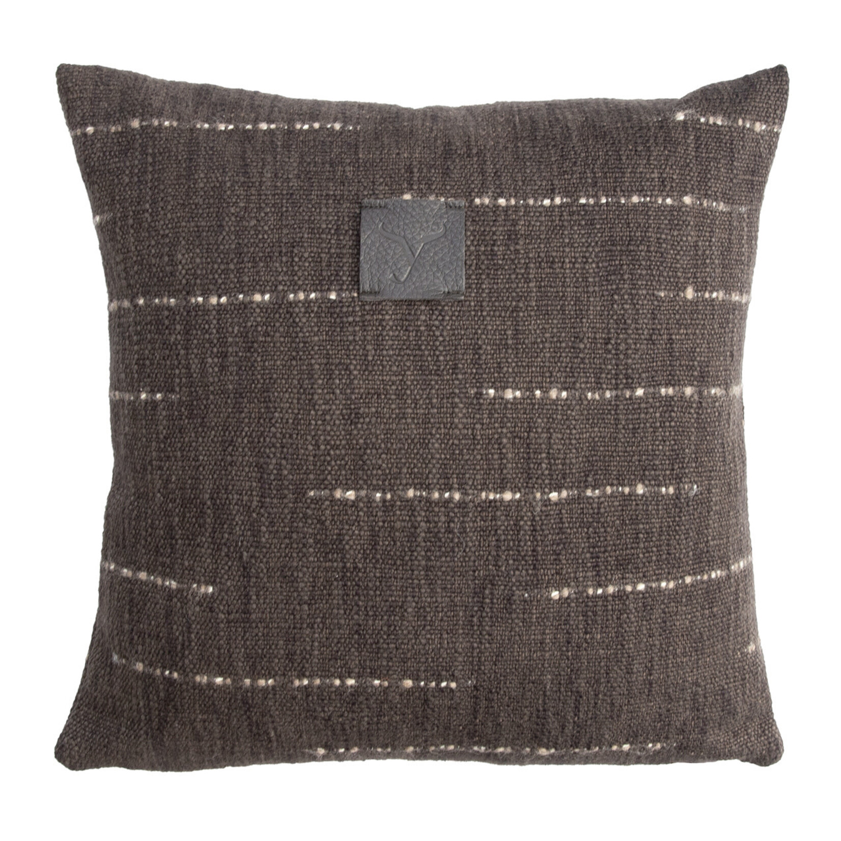 Vallon Kissen 45x45cm, Farbe: Coffee