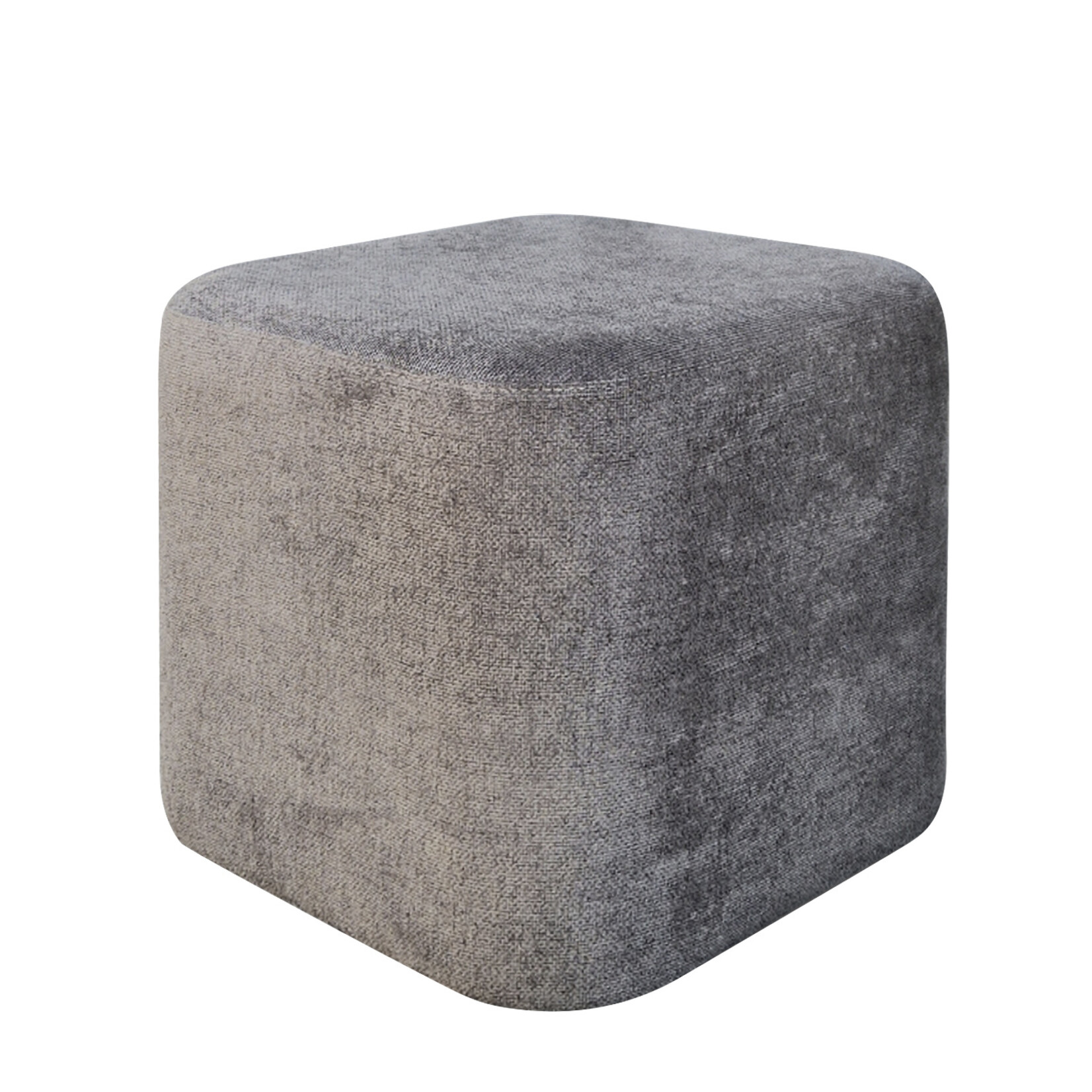 Cubes Hocker, 45x45x45cm, Stoff: Vinci 05 dunkelgrau
