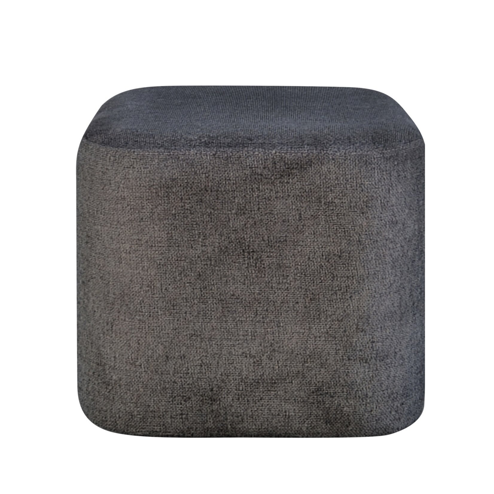 Cubes Hocker, 45x45x45cm, Stoff: Vinci 05 dunkelgrau