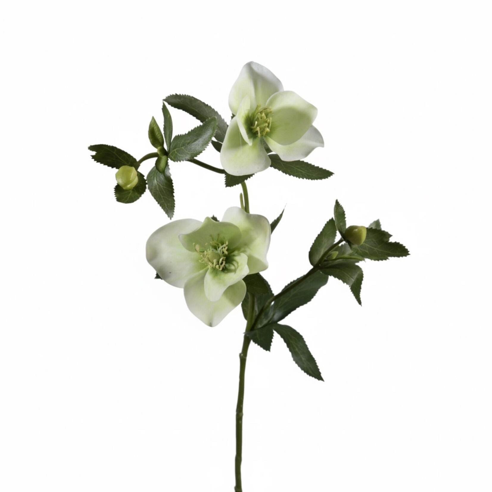 Kunstpflanze Schneerose weiss ca58cm