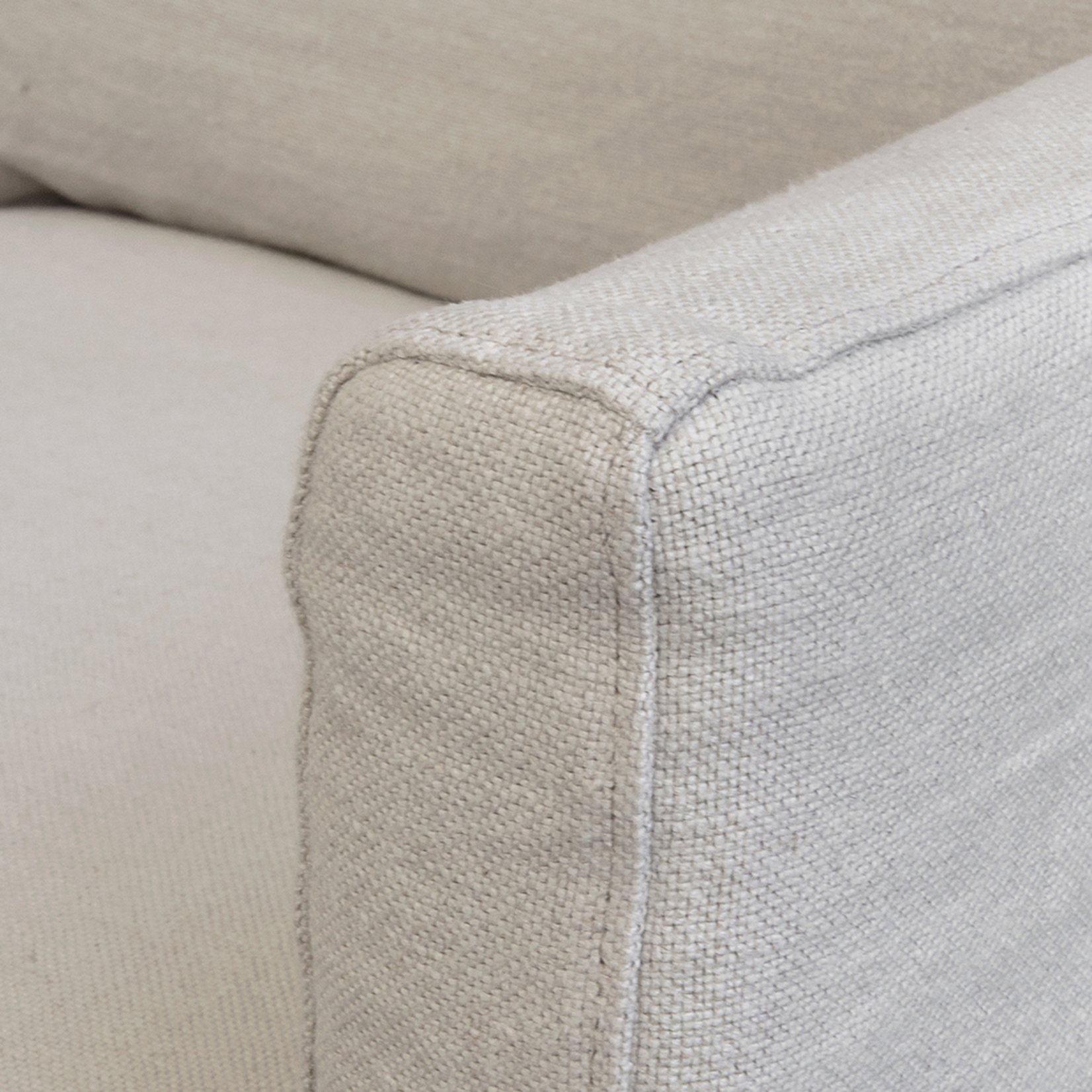 Sessel Bernal mit loser Husse B74xT88xH90cm; Stoff: Linen L007 1 natur Kat. E