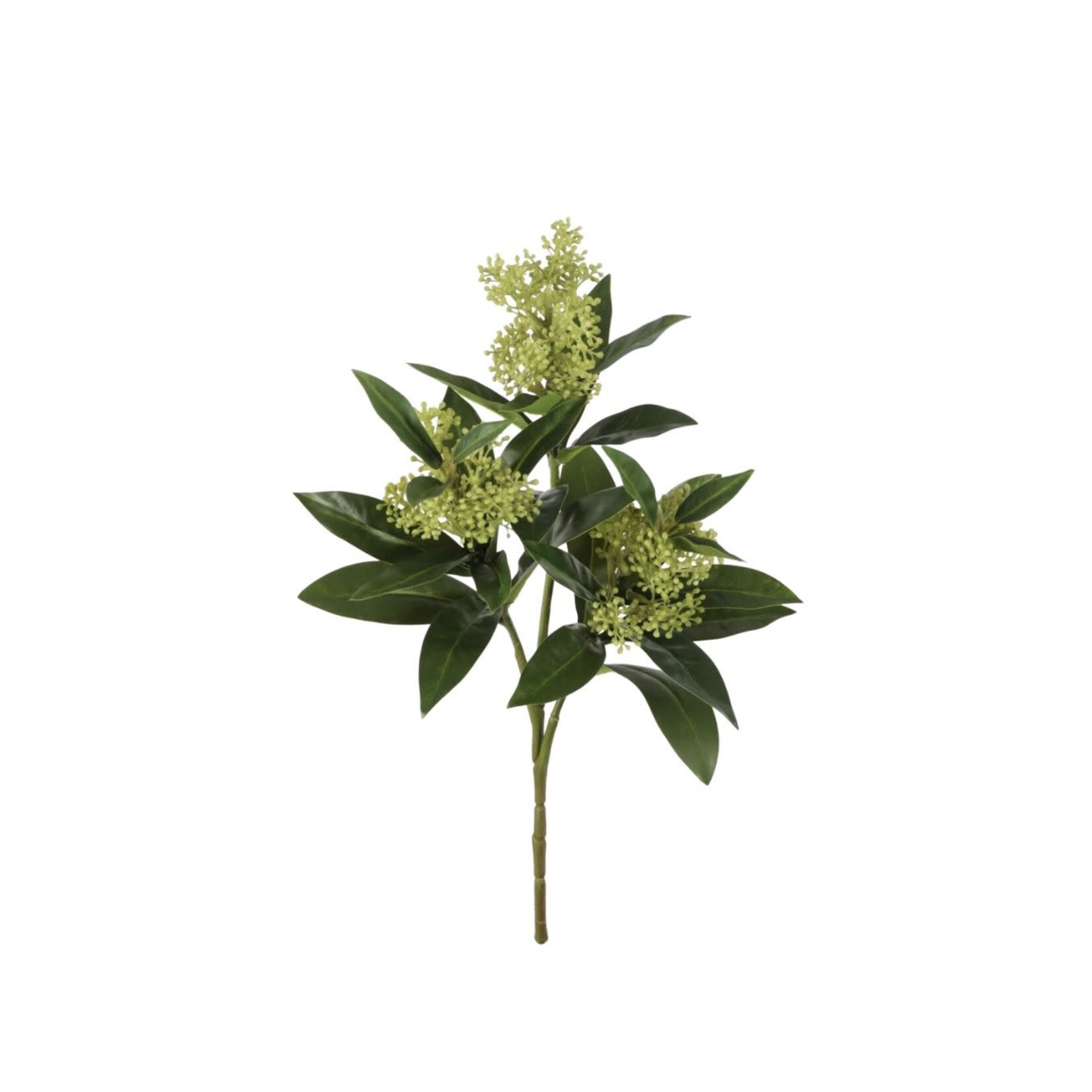 Kunstpflanze Rubellazweig weiss ca. 30cm