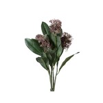 Kunstpflanze Rubellazweig rötlich ca. 30cm