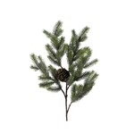 Kunstpflanze Tannenzweig mit Zampfen ca 86cm
