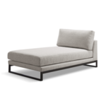 Zoe Chaiselongue 98x180xH83cm, Stoff: Garmo piedra