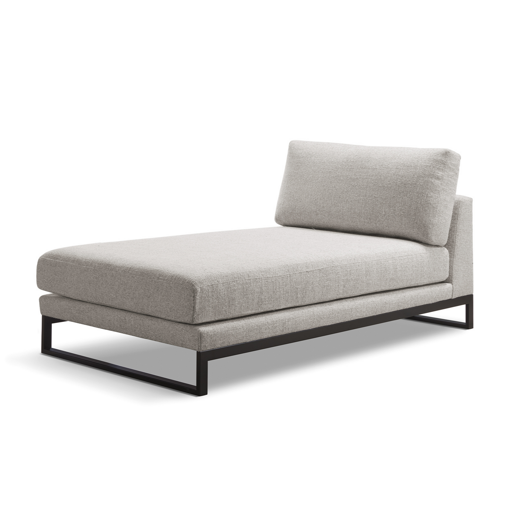 Zoe Chaiselongue 98x180xH83cm, Stoff: Garmo piedra
