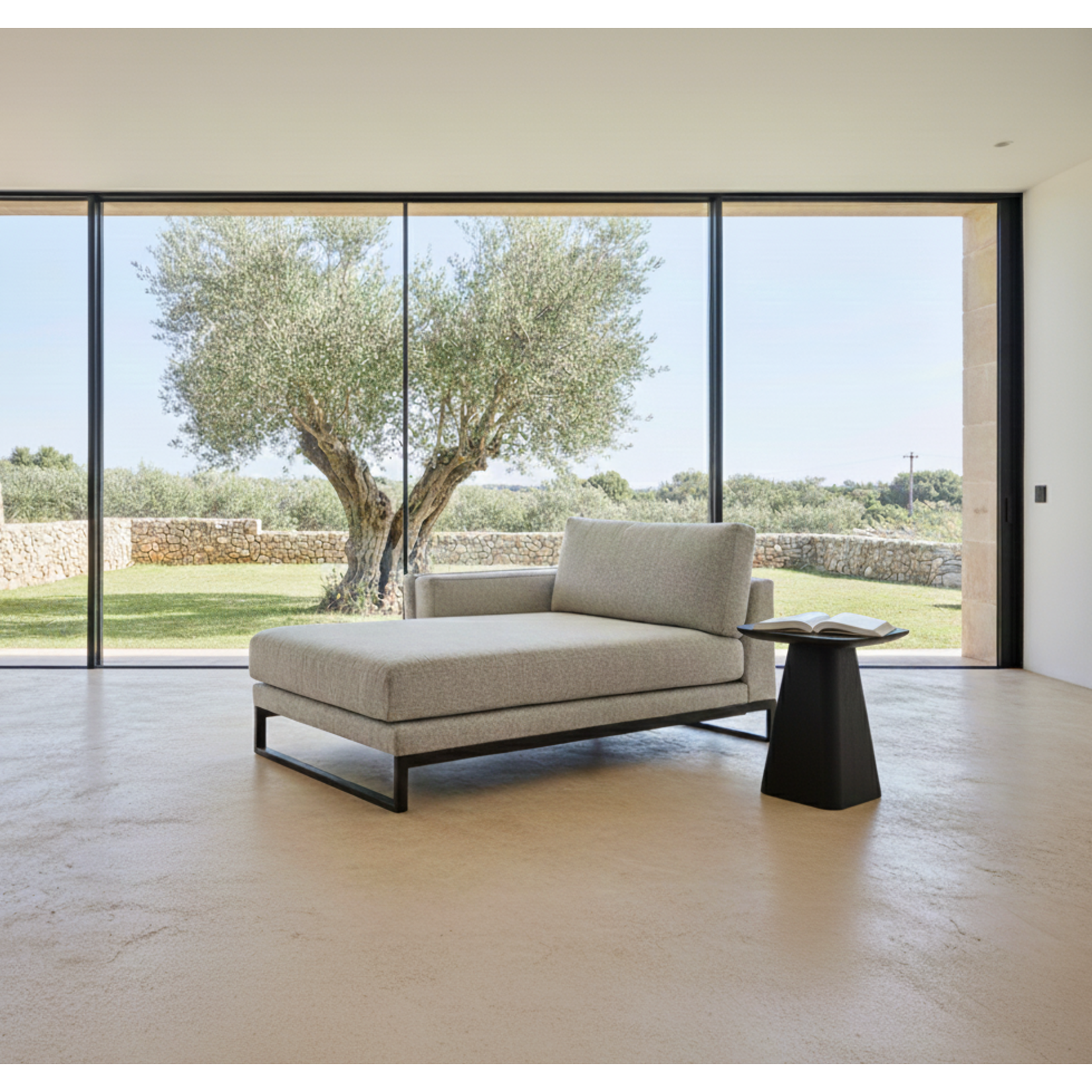 Zoe Chaiselongue m. AL links 108x180xH83cm, Stoff: Garmo piedra