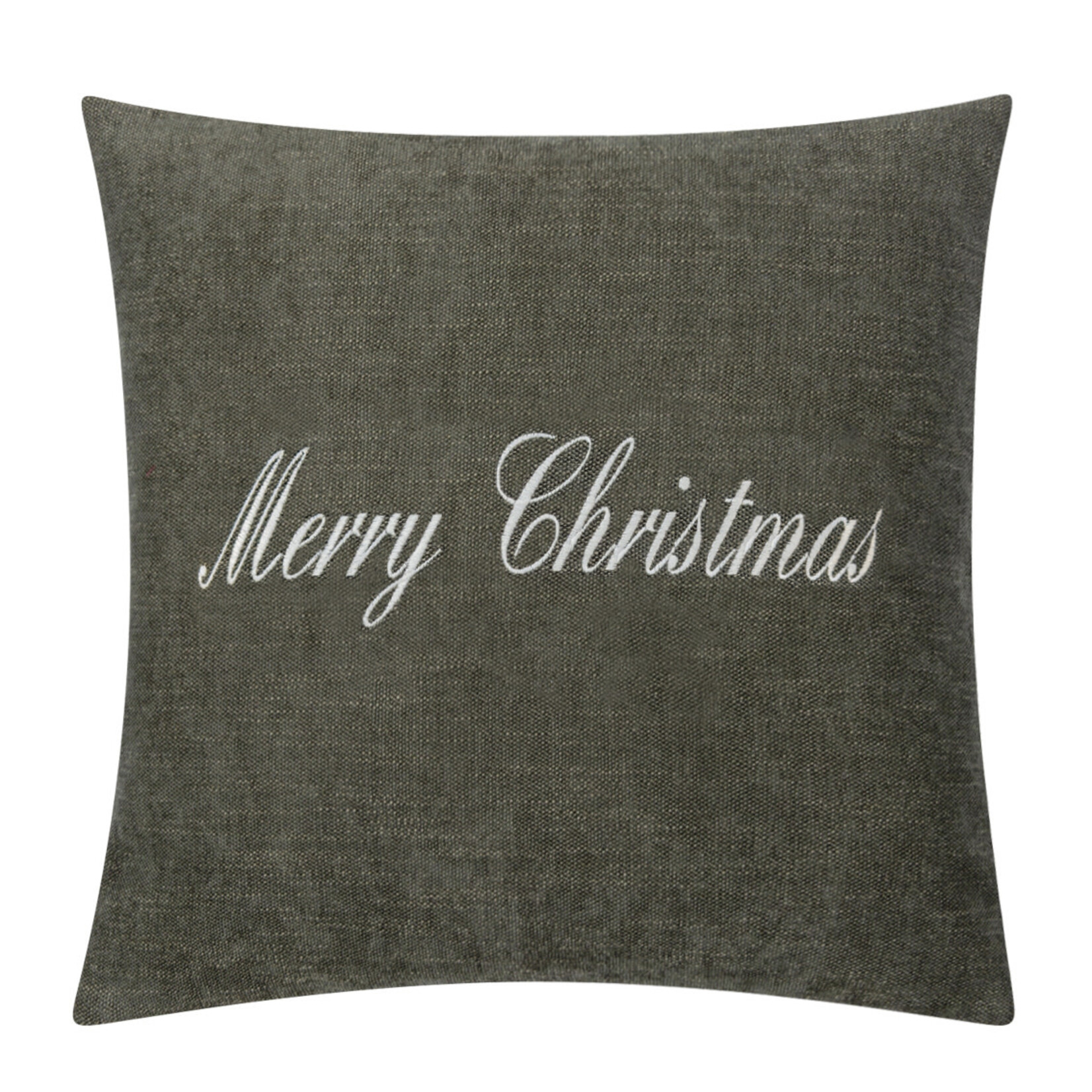 Romeo Kissen Merry Christmas Oliv 50x50cm