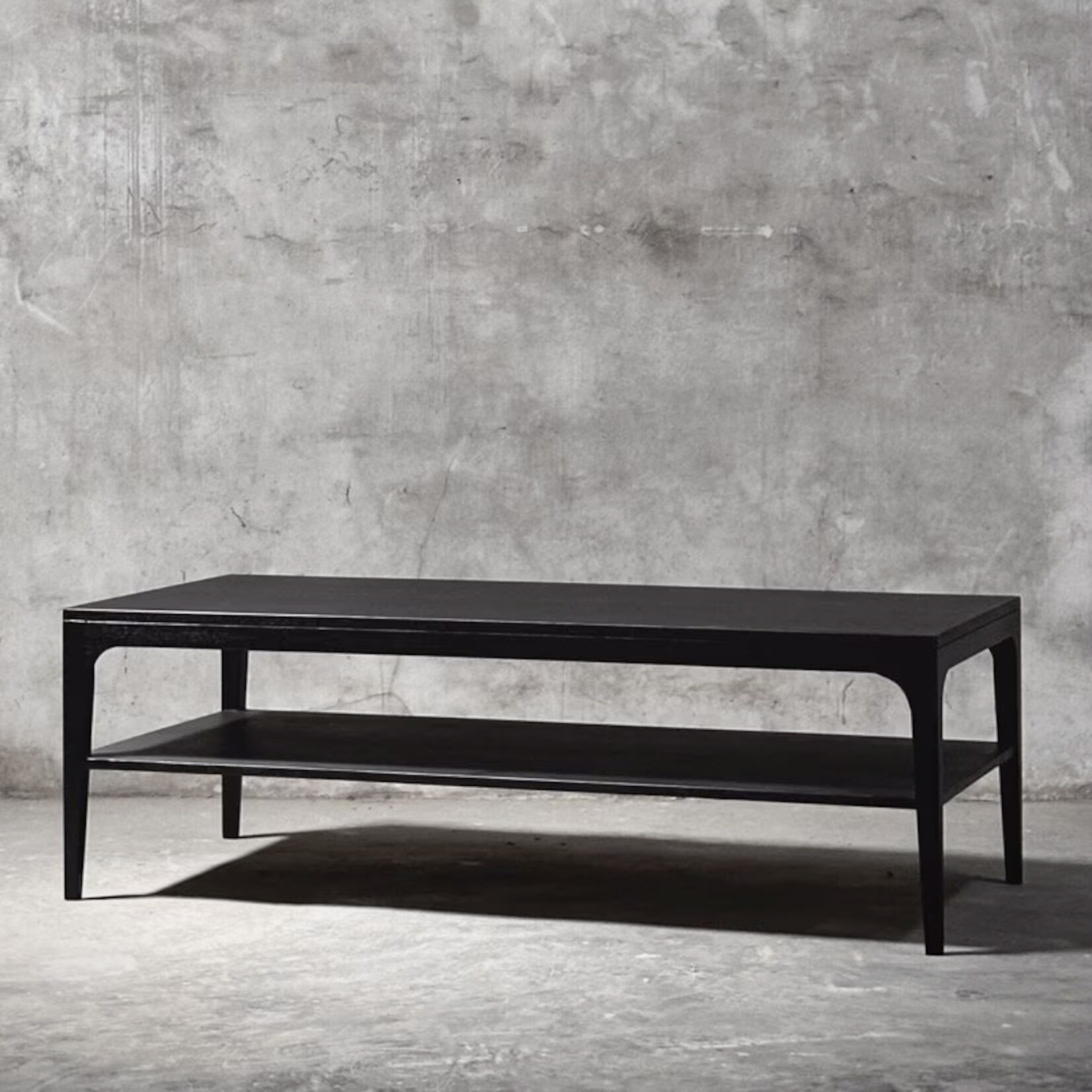 Nori Salontisch schwarz, 140x70xH46cm