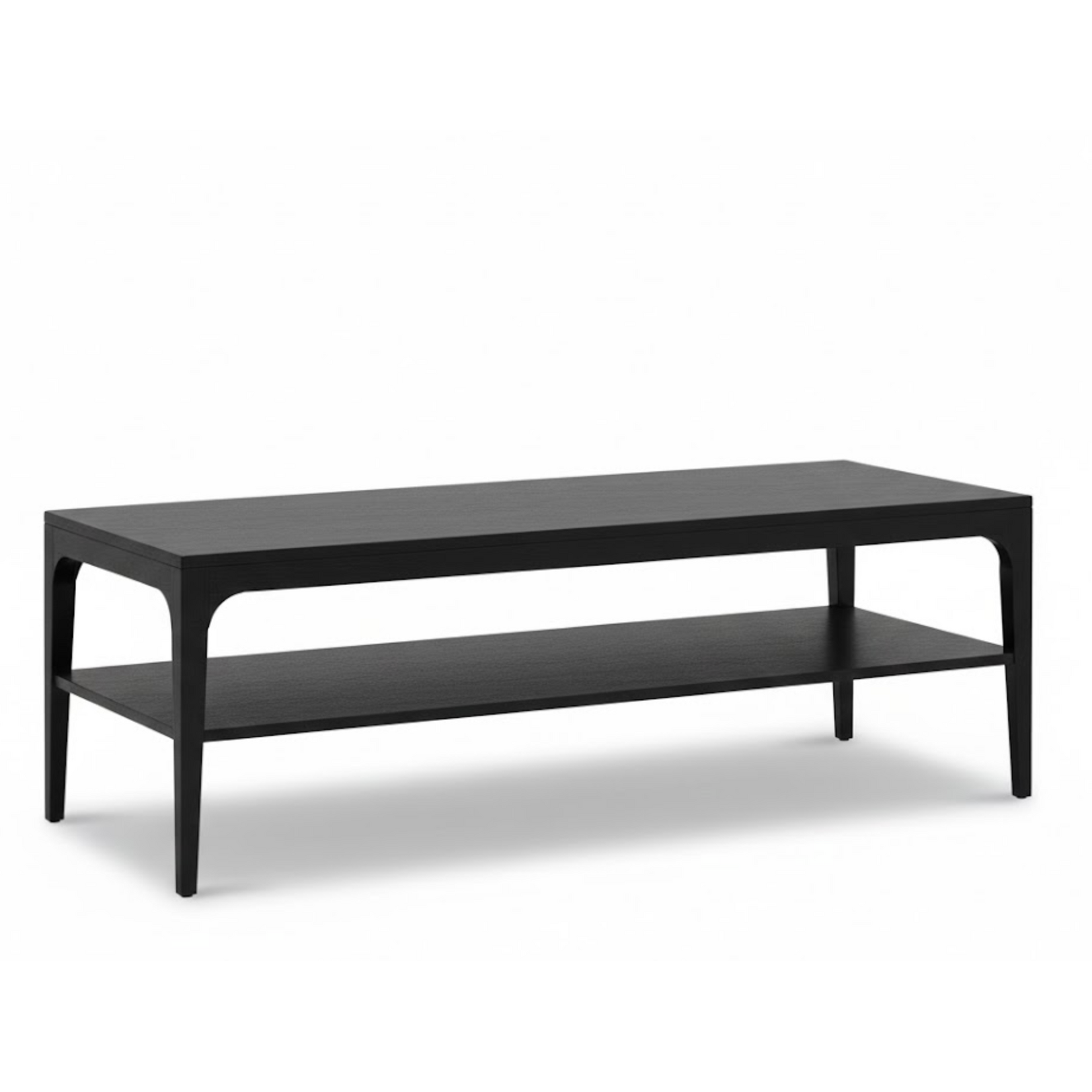 Nori Salontisch schwarz, 140x70xH46cm