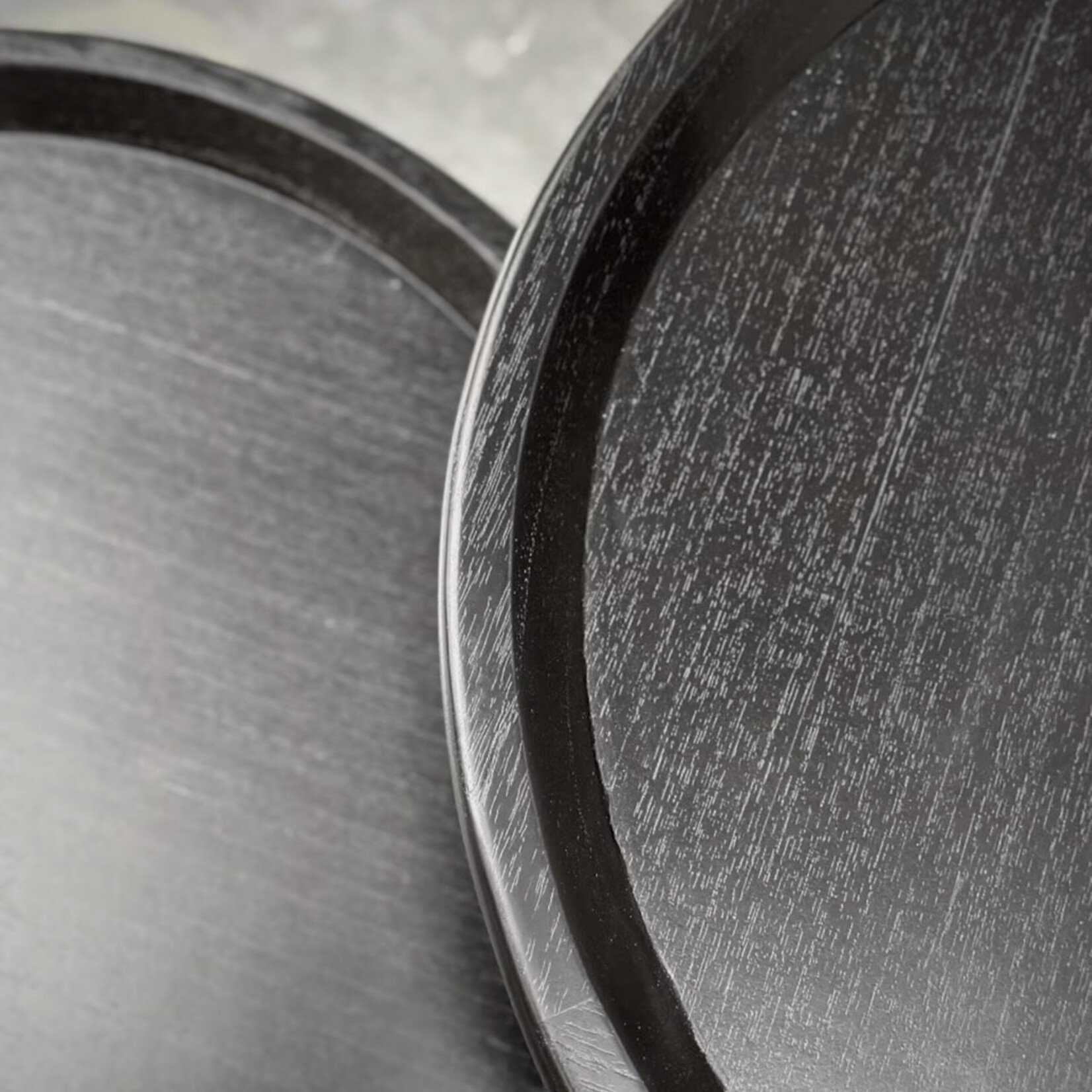 Sole Salontisch schwarz, D60xH45cm