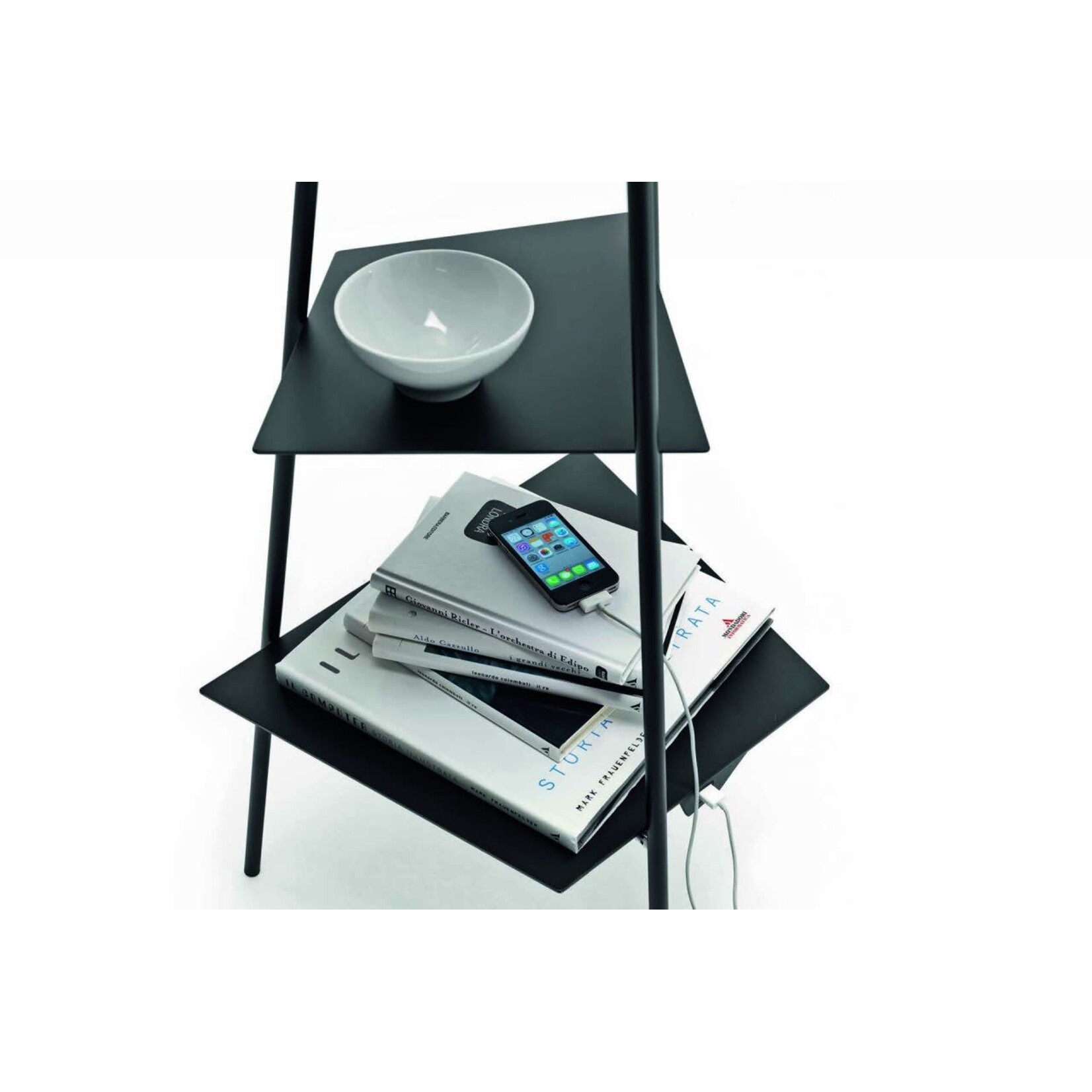 Tribeca Stehlampe inkl. Lampenschirm, 44x44xH170cm, schwarz