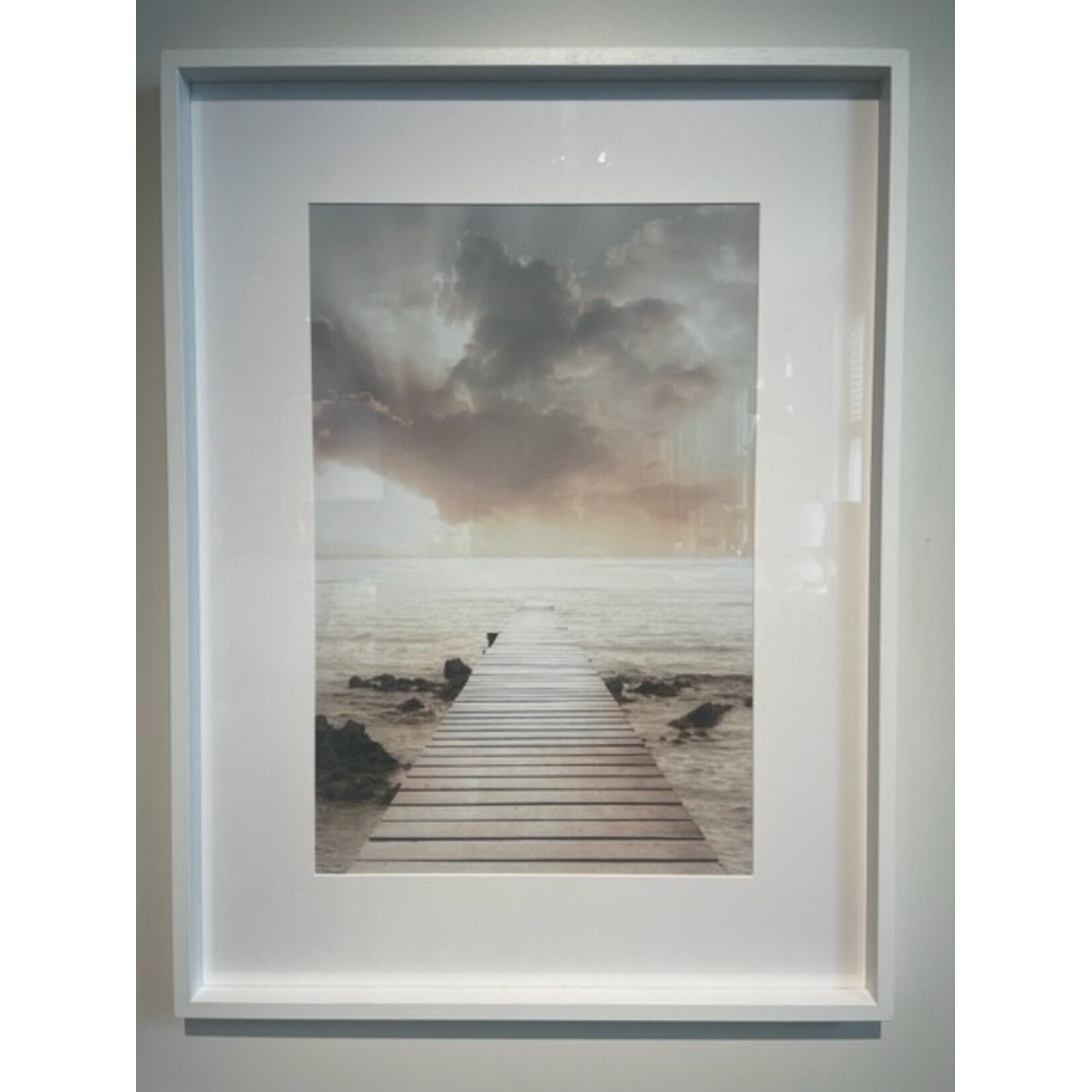 Bild Steg Meer 64x82cm