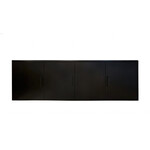 TV-Sideboard mit Lift 245x42xH85cm schwarz