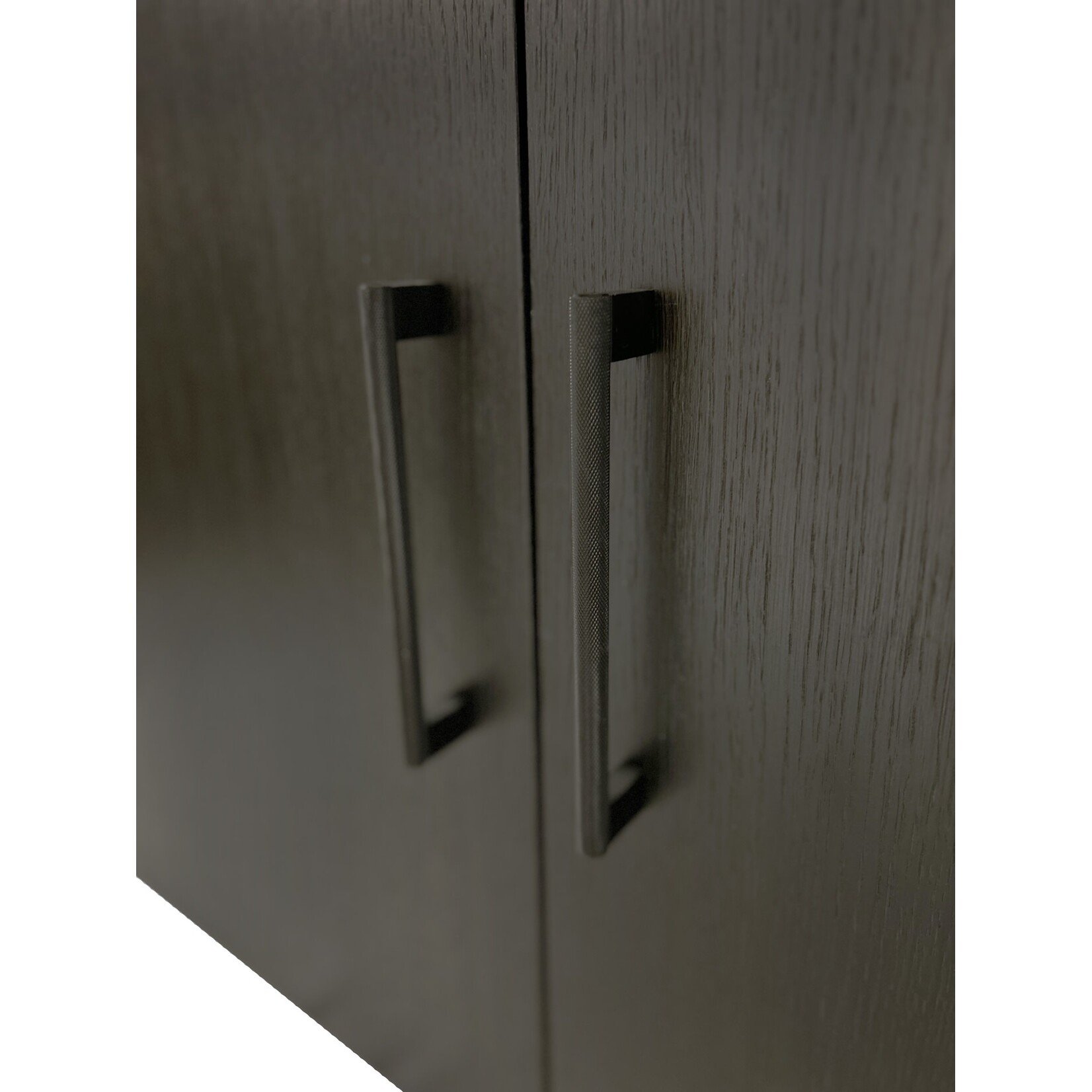 TV-Sideboard mit Lift 245x42xH85cm schwarz