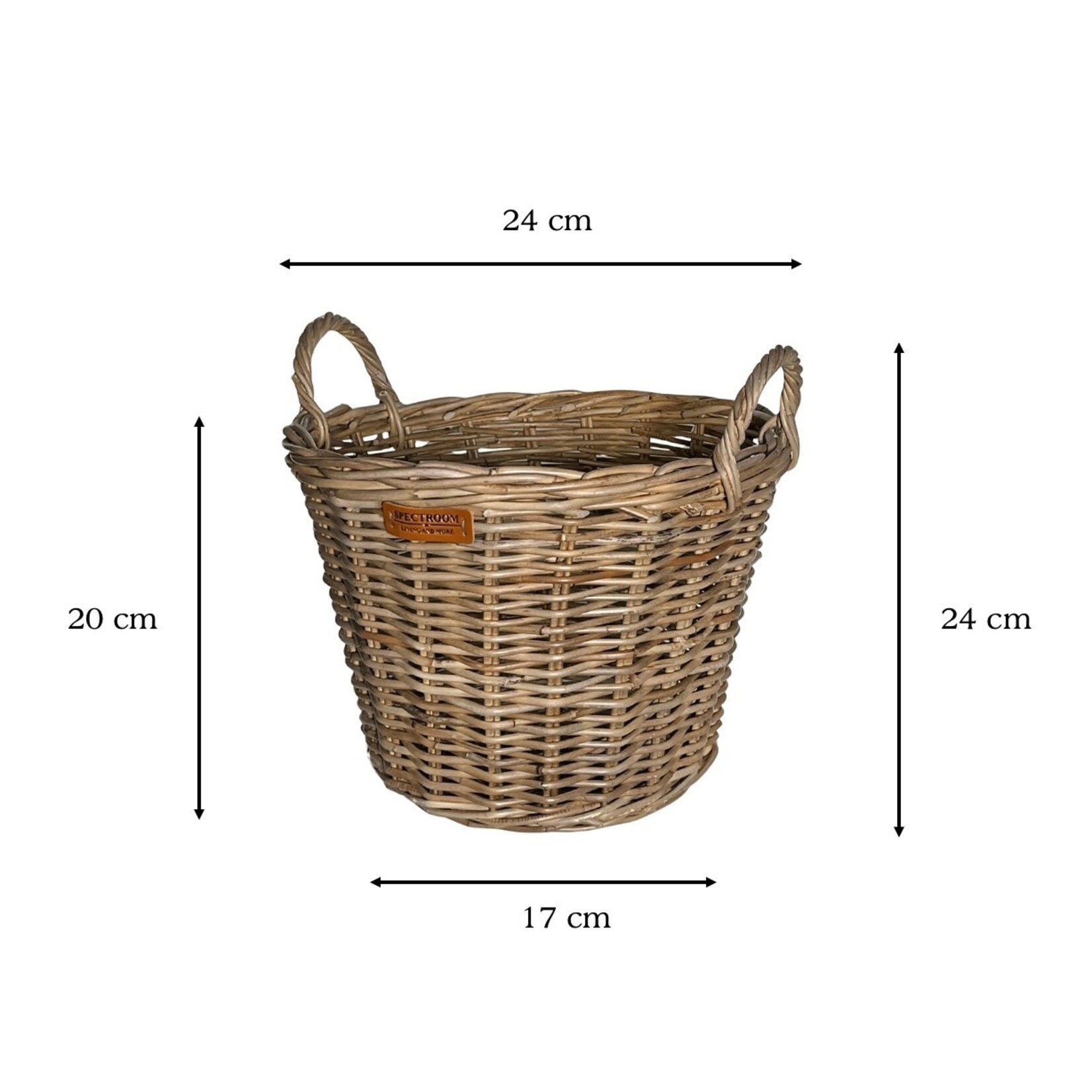 Conson Rattan Korb D24xH24cm