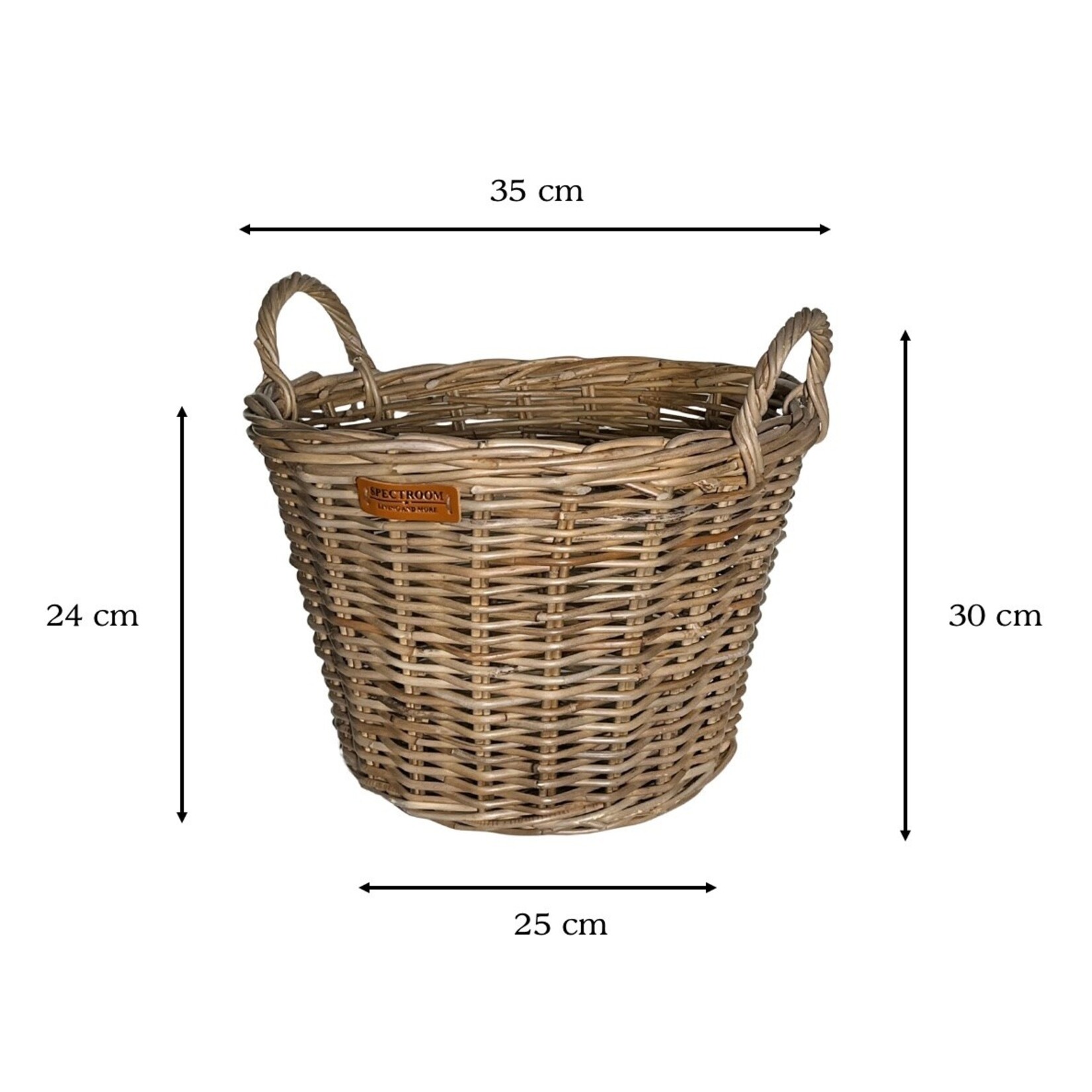 Conson Rattan Korb D35xH30cm