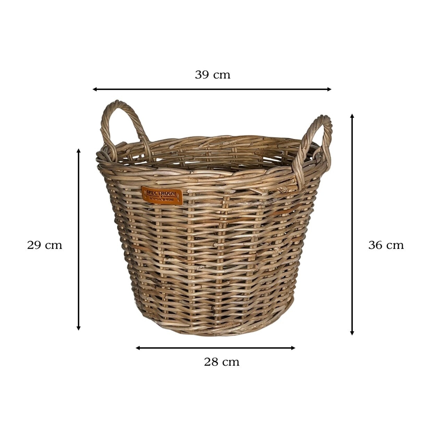 Conson Rattan Korb D40xH36cm