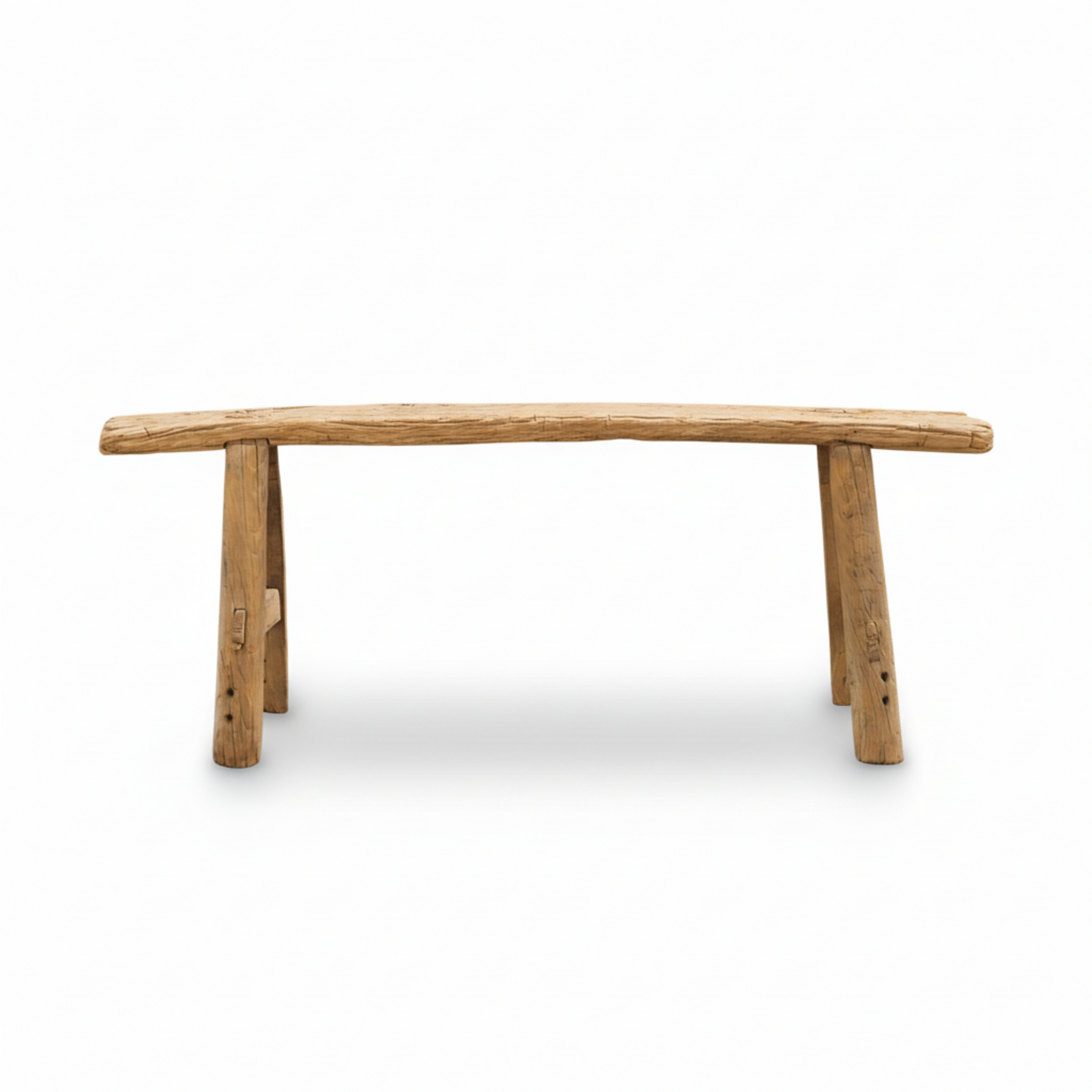 Bank Ulme schmal, ca. 140x16xH52cm