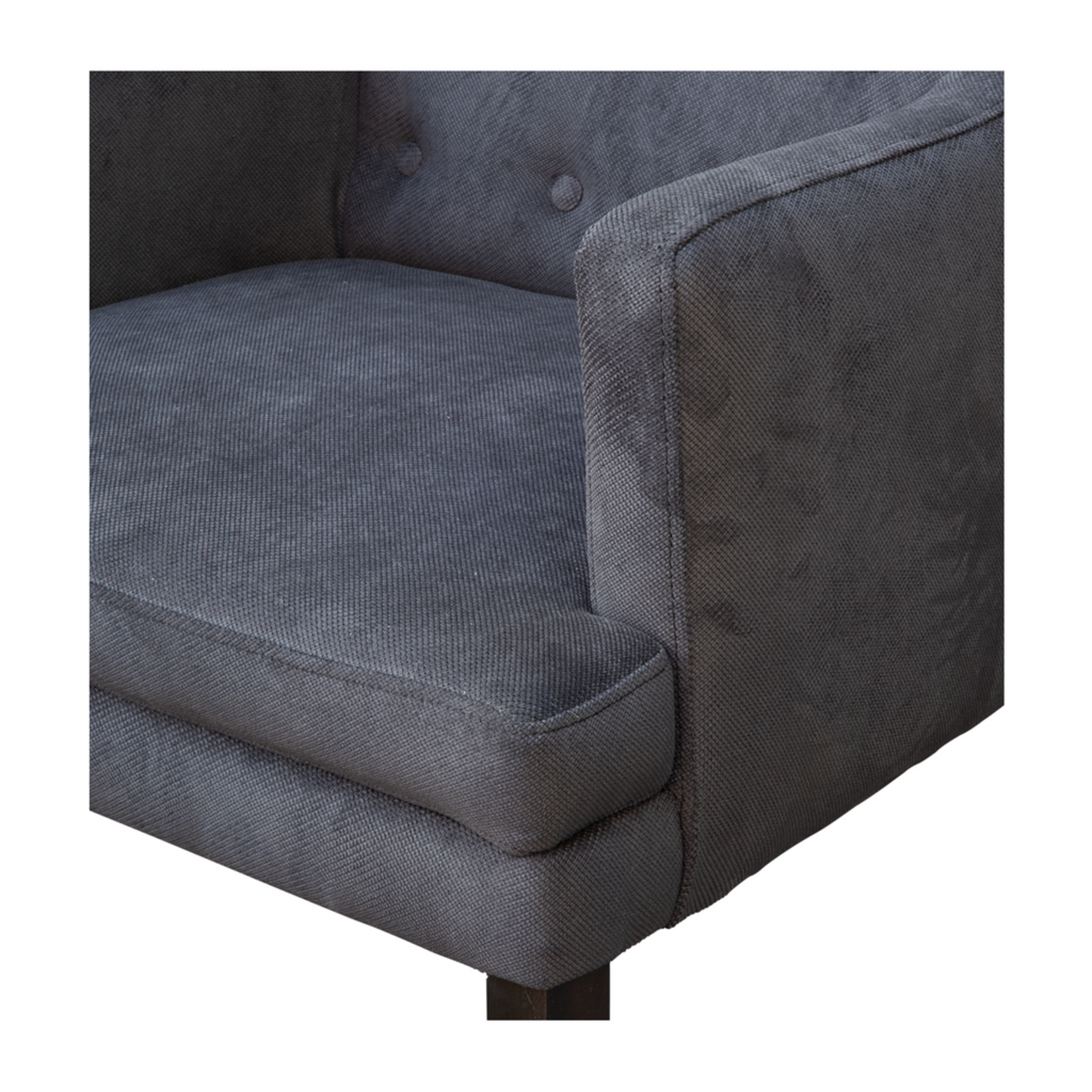 Downey Stuhl schwarz mit Armlehne, B59xT65xH86cm, SH: 48cm, AH: 63.5cm