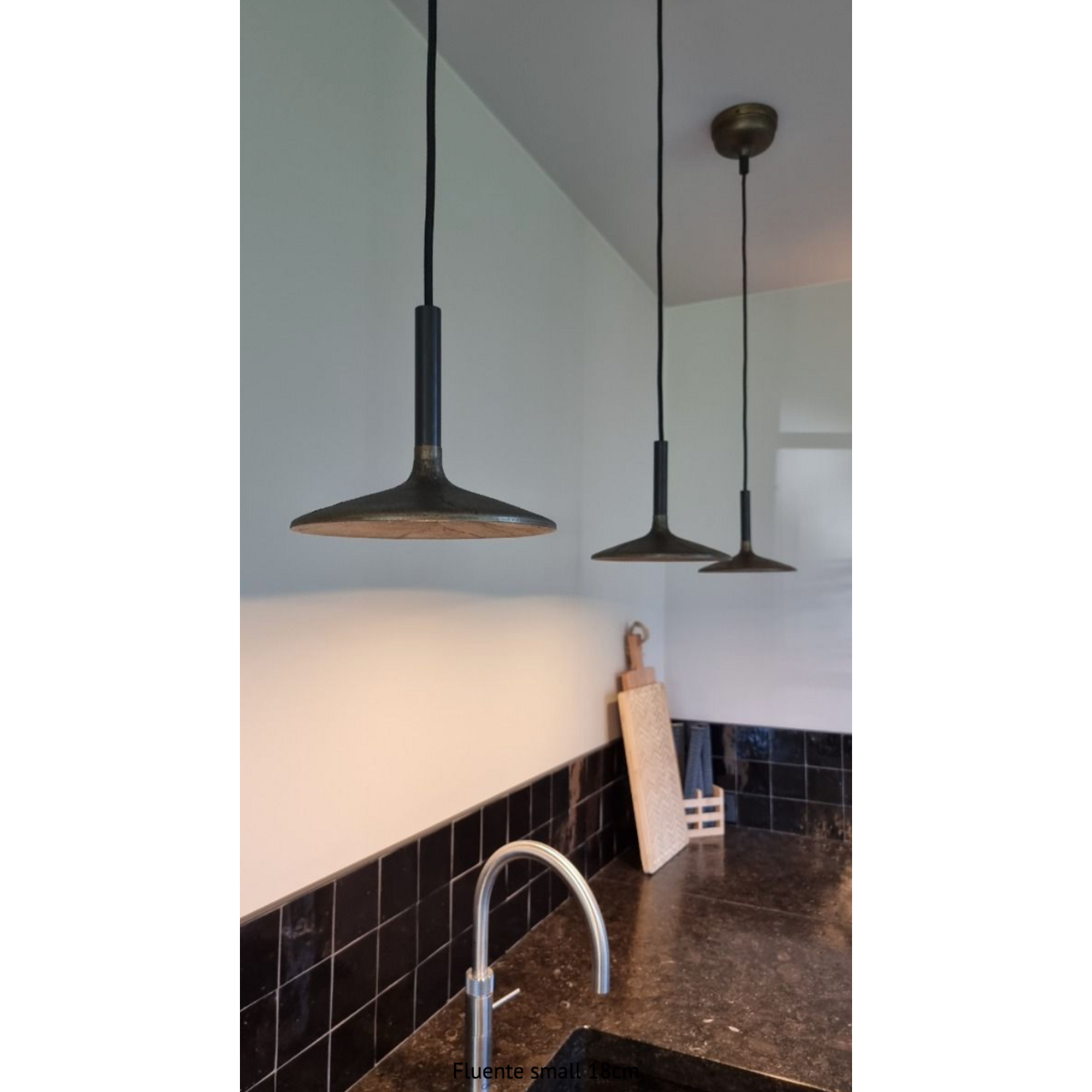 Florida Hängelampe 18cm brass, dimmbar 6W led lamp, 800 lumen, 2700K