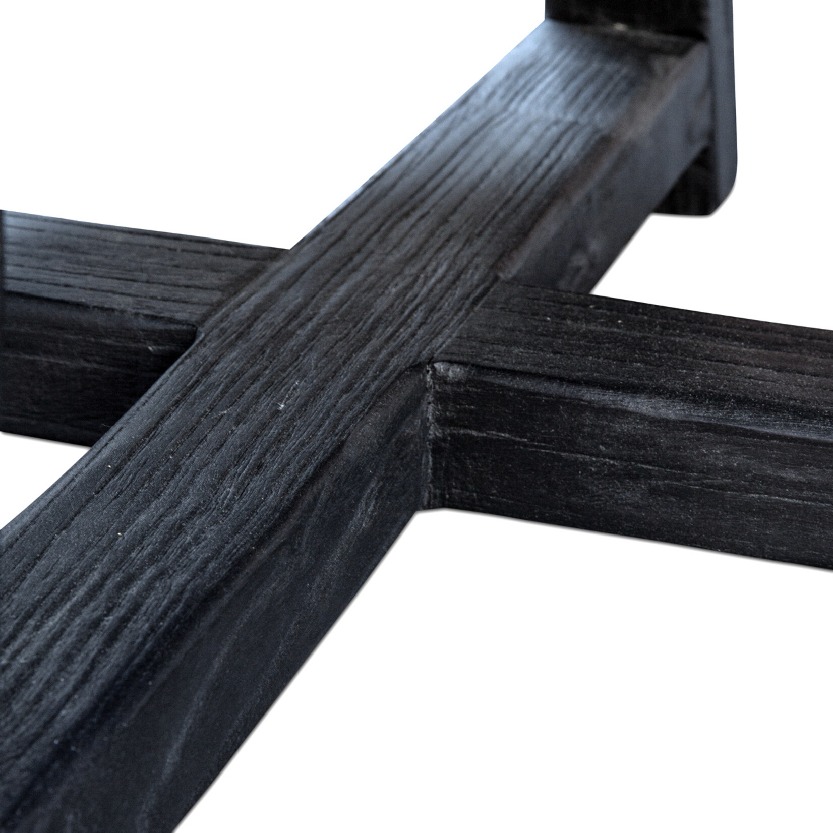 Salontisch Elm schwarz, D80xH36cm