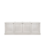 TV-Sideboard mit Lift 245x42xH85cm weiss