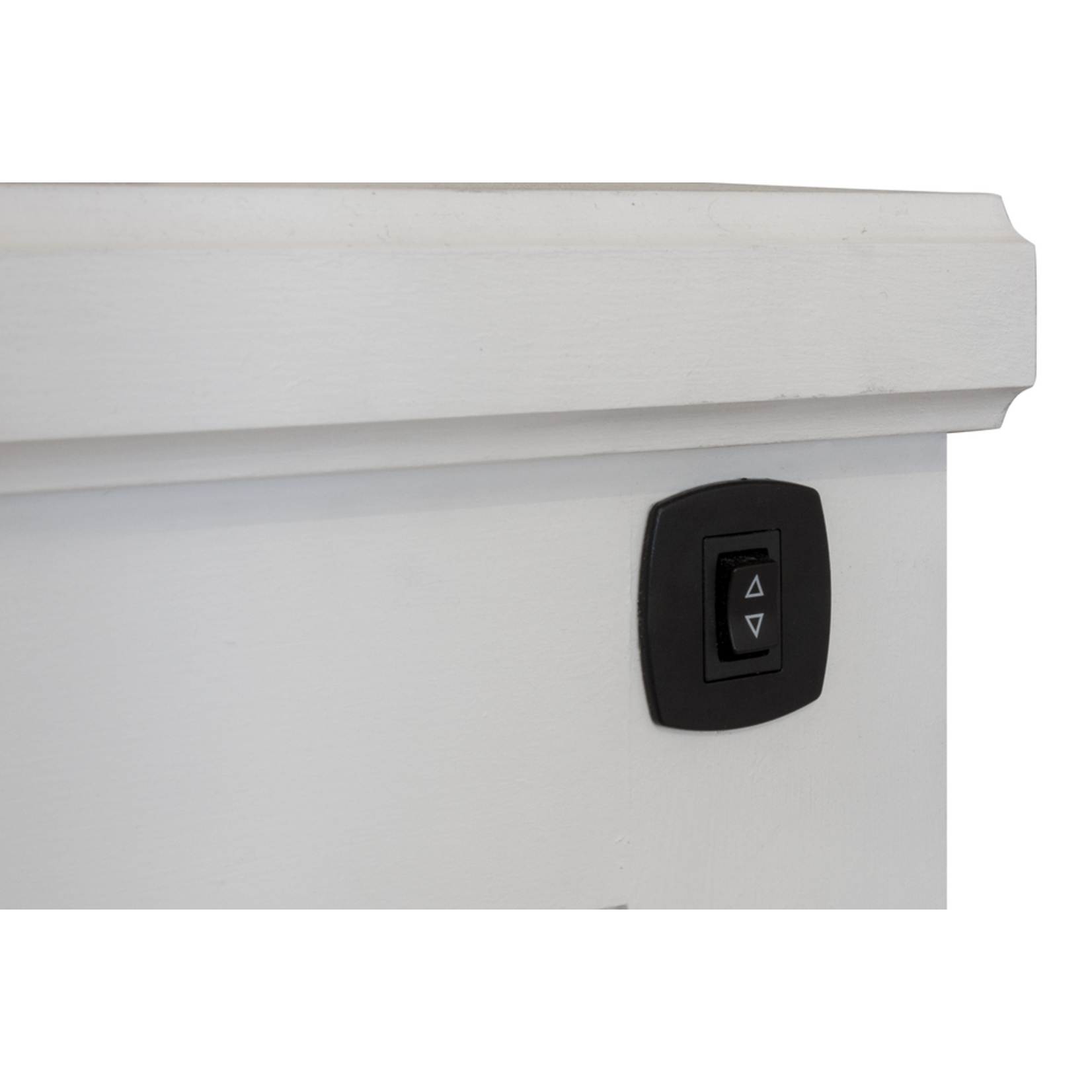 TV-Sideboard mit Lift 245x42xH85cm weiss